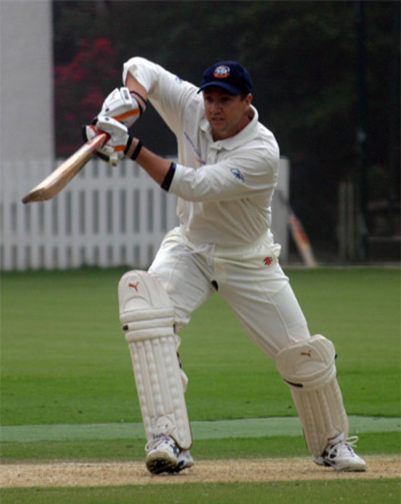 Toby Brown batting in the Hancock Shield 2005