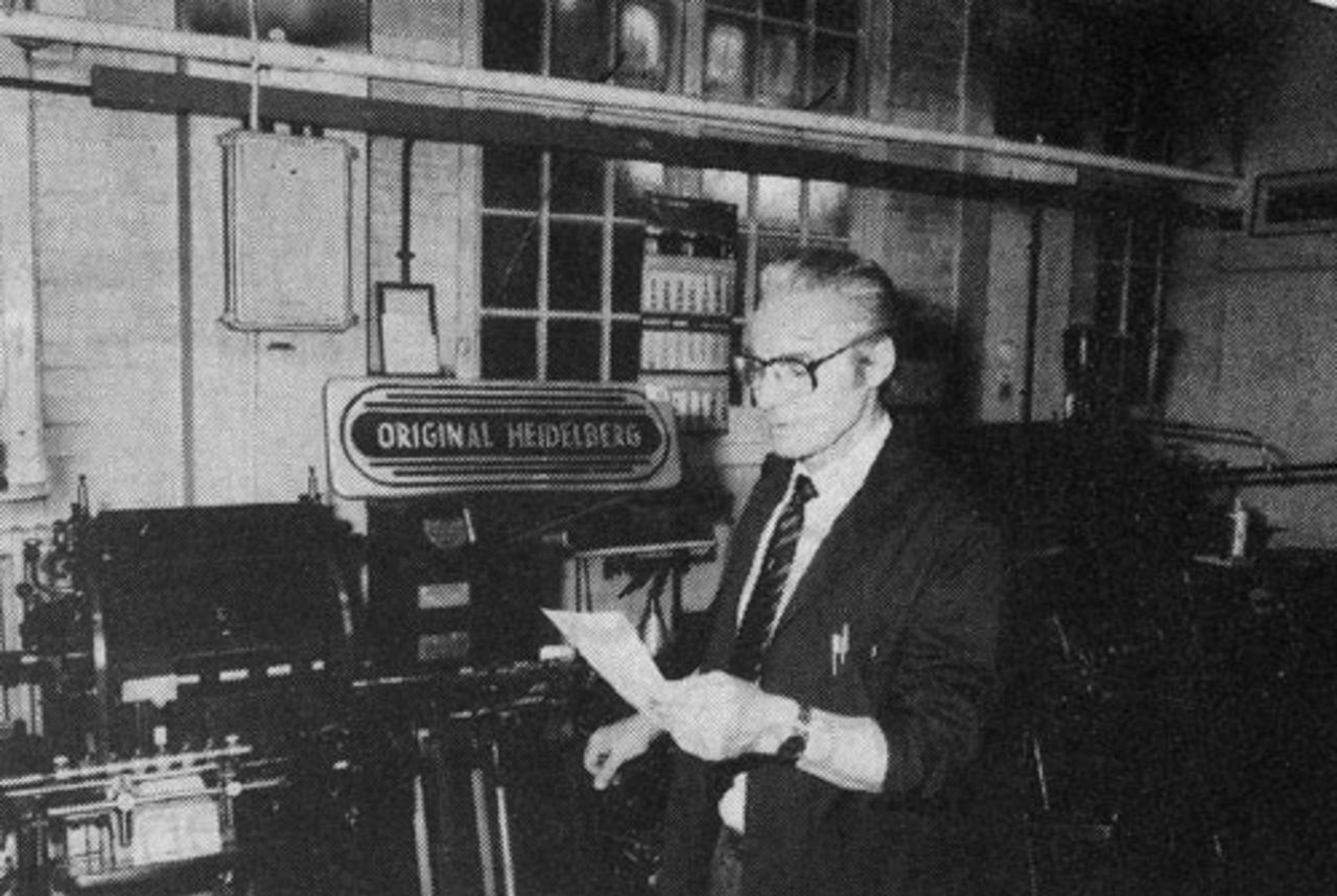The old Lord's printing office underneath the grandstand