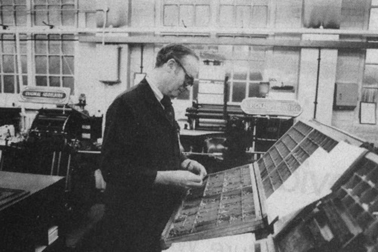 The old Lord's printing office underneath the grandstand