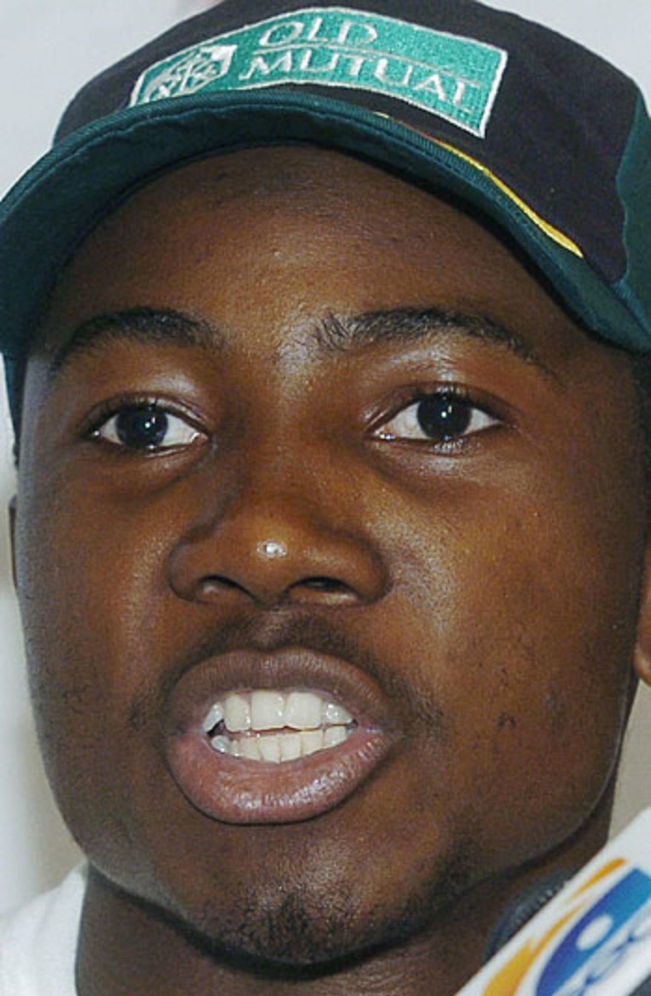 Tatenda Taibu faces the media, September 14, 2004
