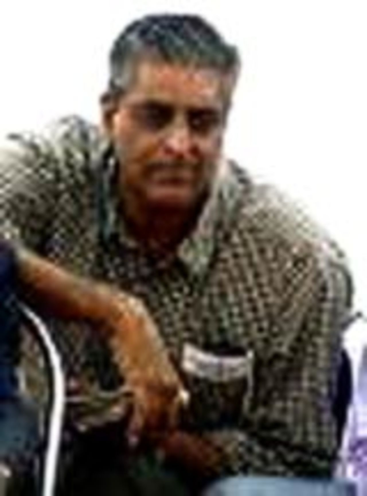 Indian national selector Sanjay Jagdale looks on, April, 2003