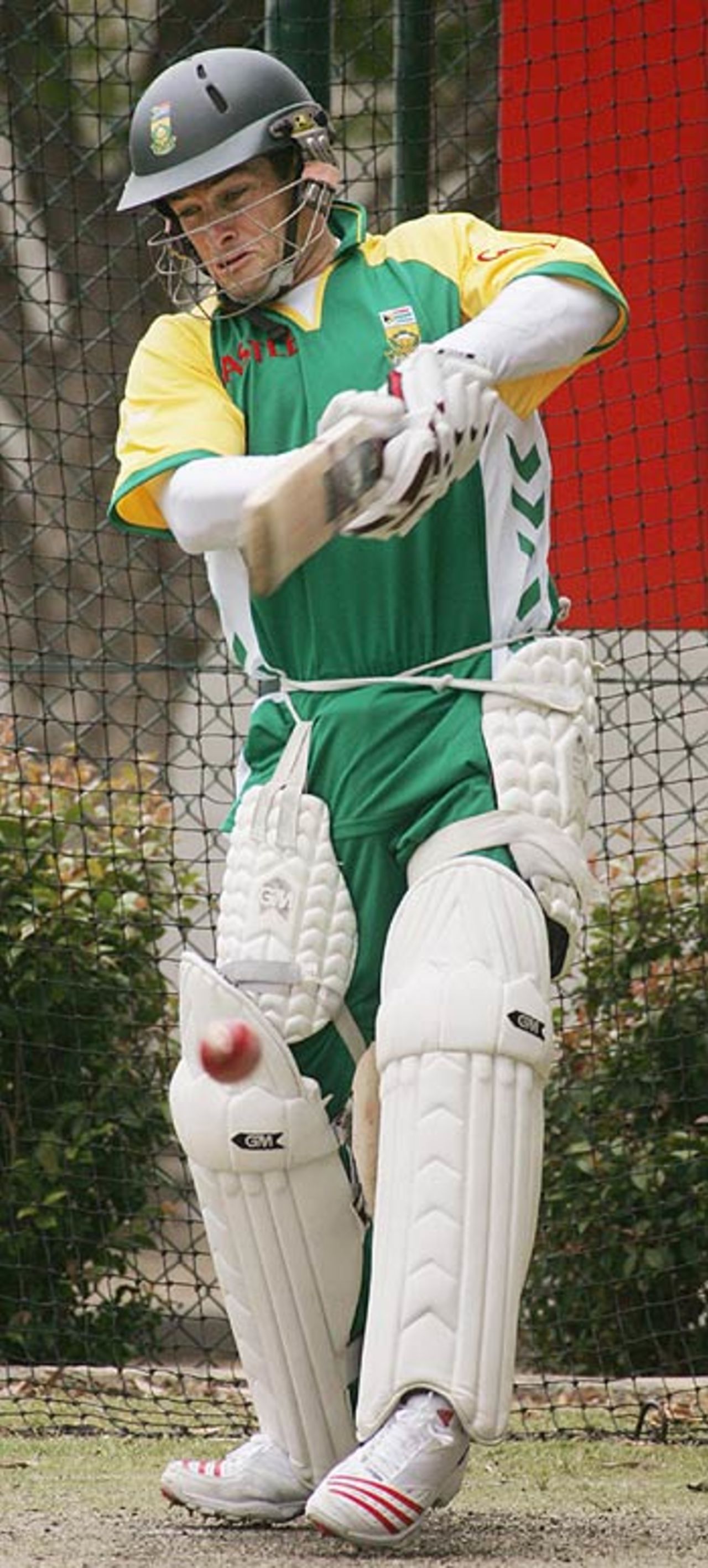 Mark Boucher slams one off the back foot, WACA, Perth, December 4, 2005