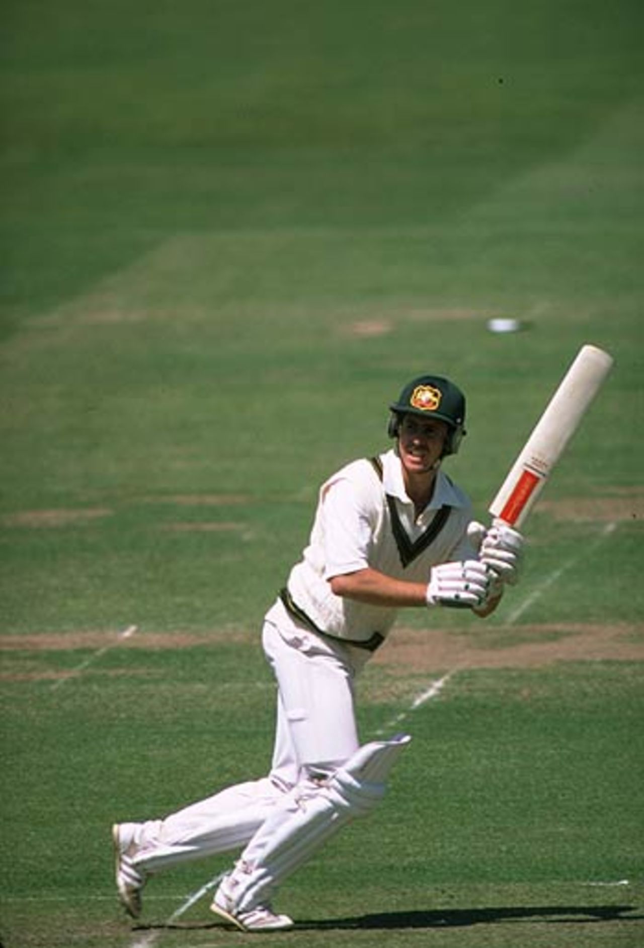 Graeme Wood in action against England at Lord's, June 1985