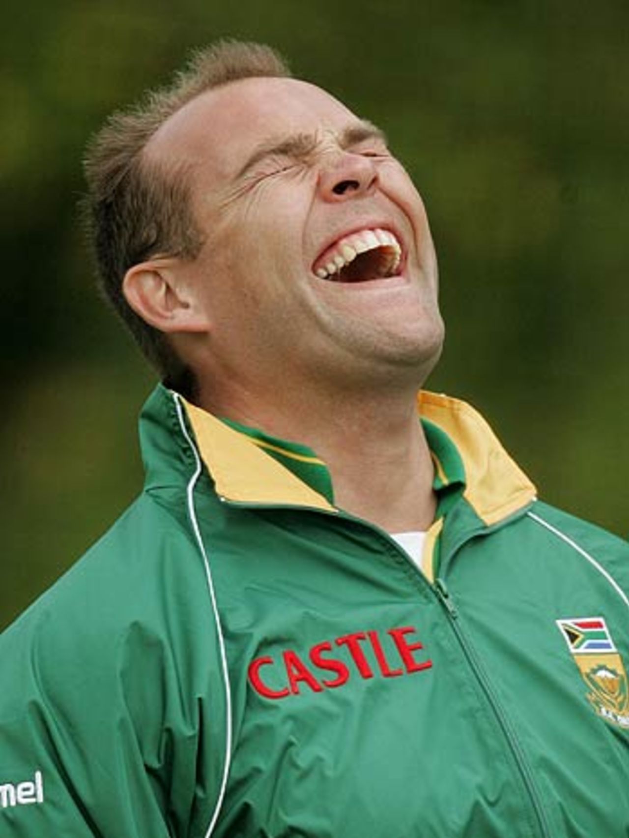 Jacques Kallis finds something worth a laugh, WACA, Perth, December 2005