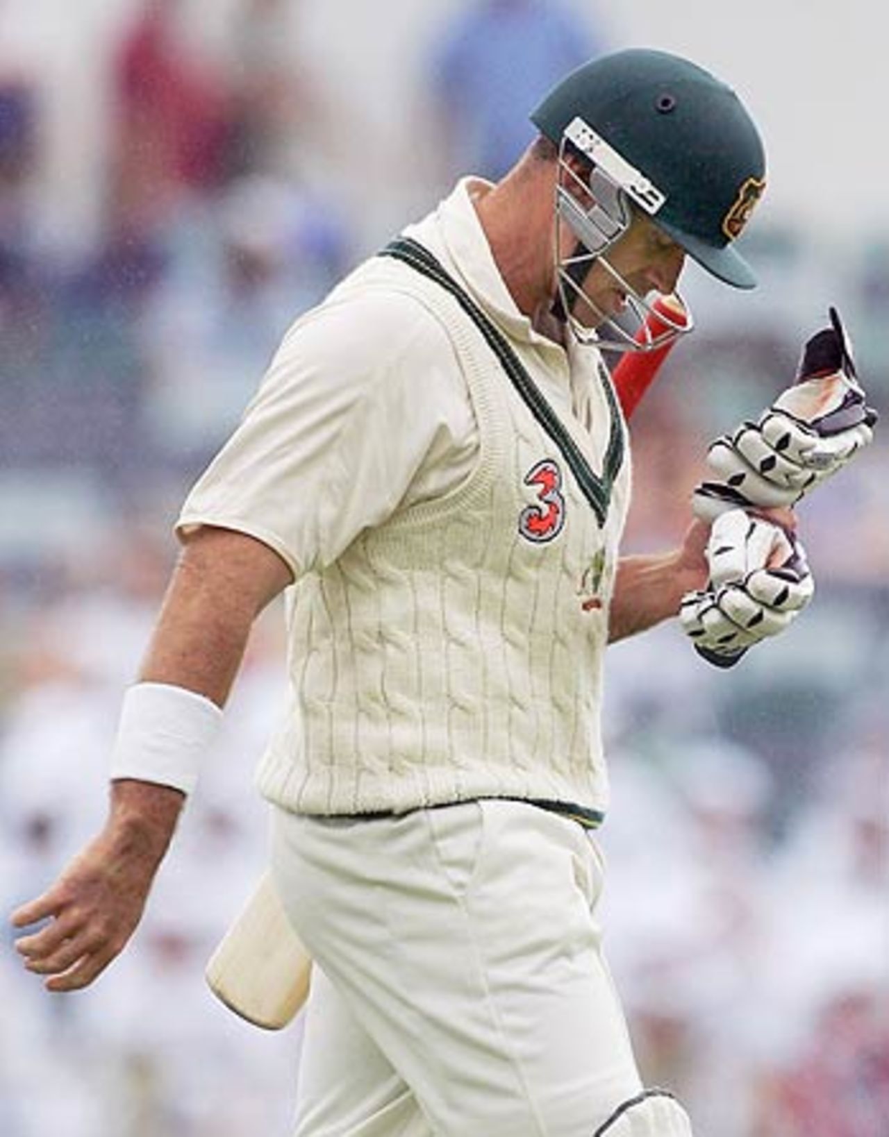 Matthew Hayden was dismissed for a duck, Australia v South Africa, 1st Test, Perth, 1st day, December 16, 2005
