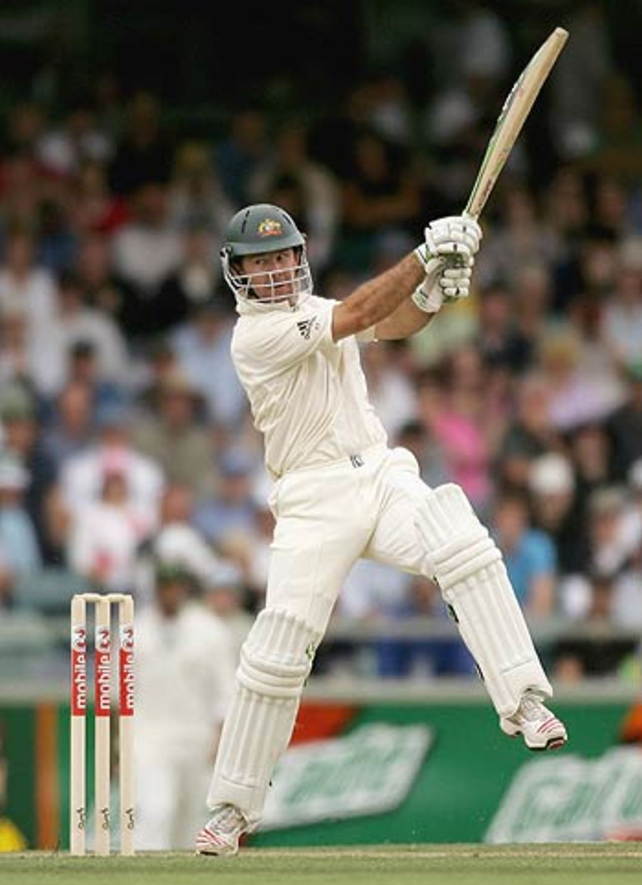 Ricky Ponting cuts ferociously, Australia v South Africa, 1st Test, Perth, 1st day, December 16, 2005