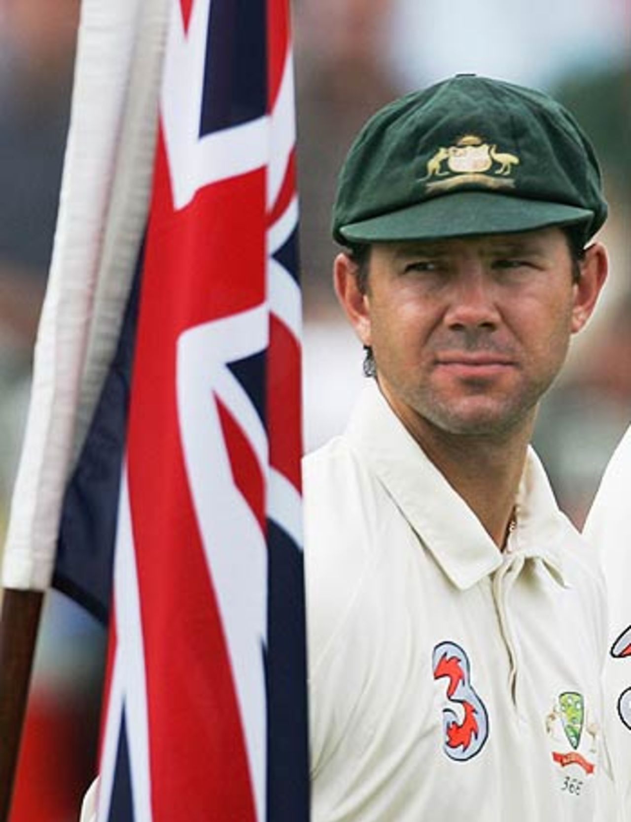 Ricky Ponting ahead of the start of the Test, Australia v South Africa, 1st Test, Perth, 1st day, December 16, 2005