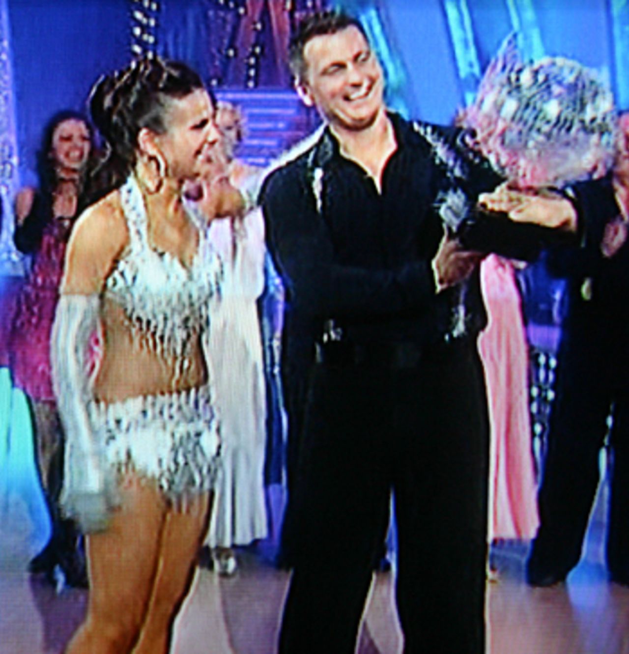 Darren Gough and Lilia Kopylova, winners of <I>Strictly Come Dancing</I>, December 17, 2005