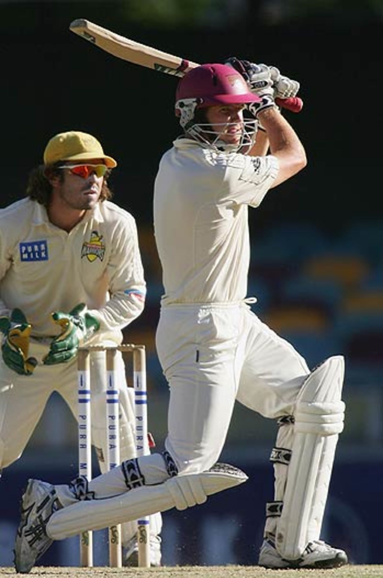 James Hopes during his innings of 50, Queensland v Western Australia, Pura Cup, Brisbane Cricket Ground, December 19, 2005