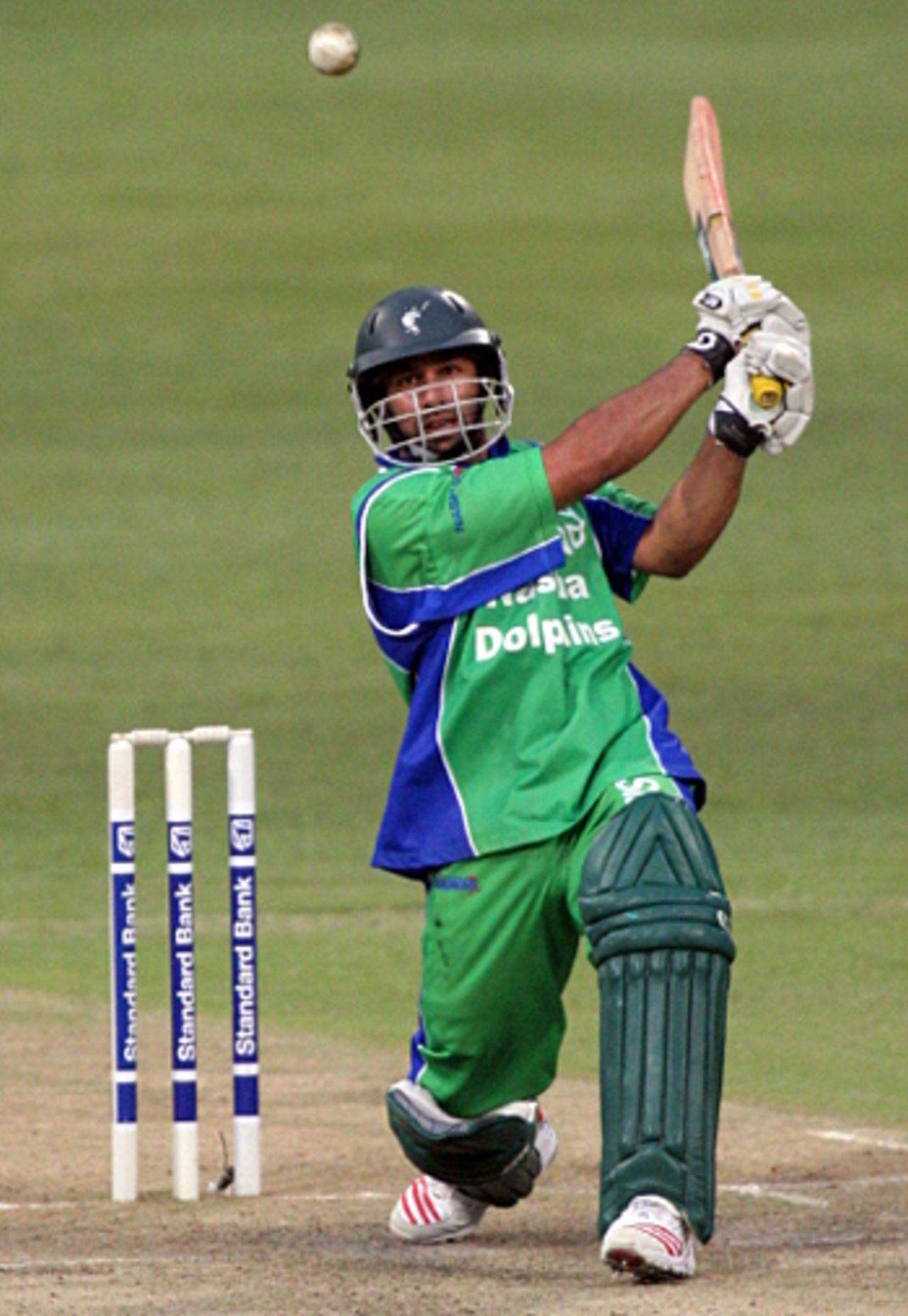 Ahmed Amla on his way to 71*, Dolphins v Eagles, Durban, December 21, 2005