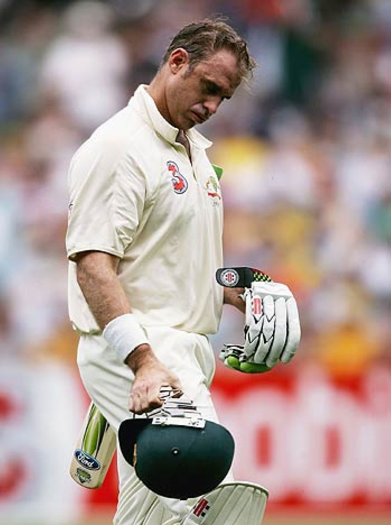 Matthew Hayden was out for 65, Australia v South Africa, 2nd Test, Melbourne, 1st day, December 26, 2005