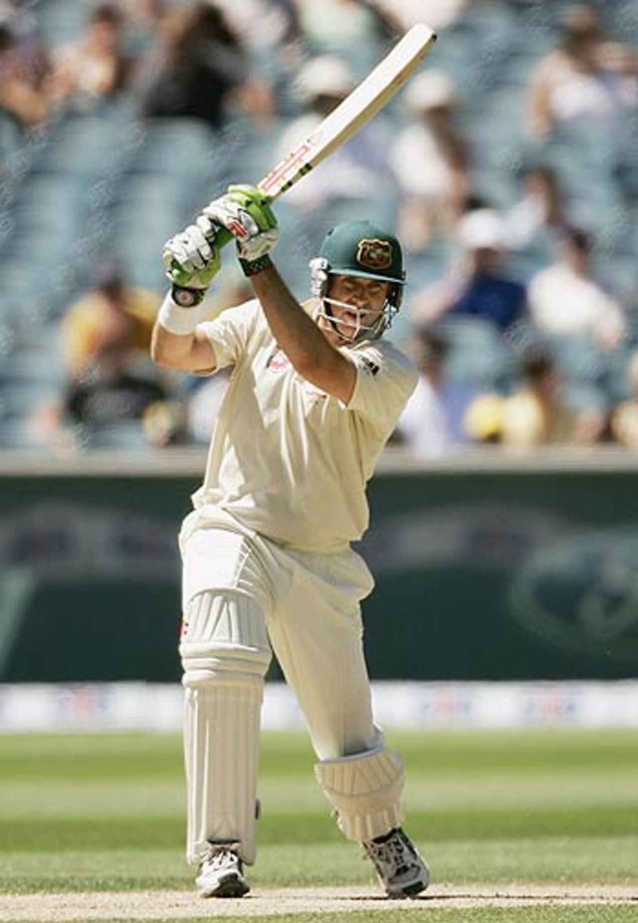 Matthew Hayden started the day with some crisp drives on the off, Australia v South Africa, 2nd Test, Melbourne, 4th day, December 29, 2005