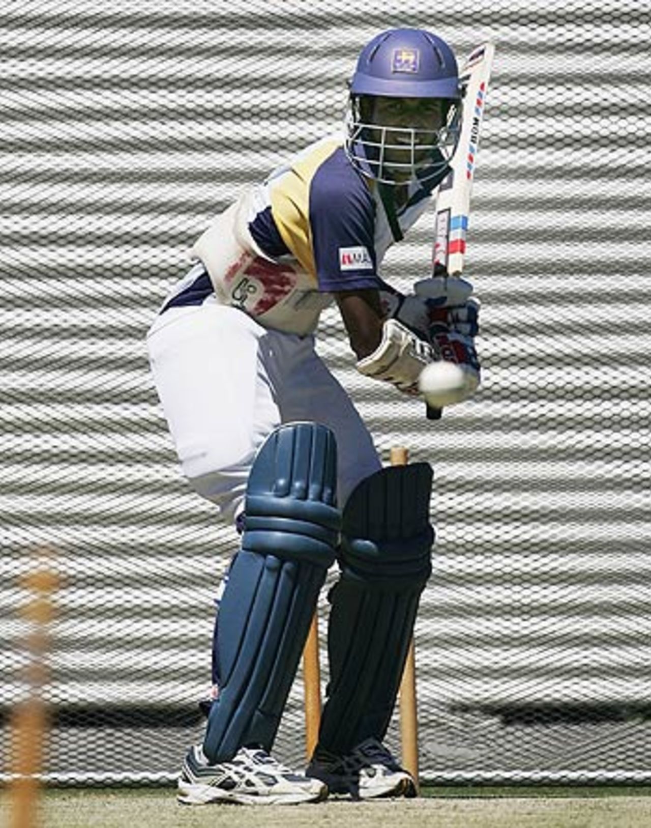 Upul Tharanga bats in the nets at Jade Stadium, Jade Stadium, Christchurch, January 2, 2006