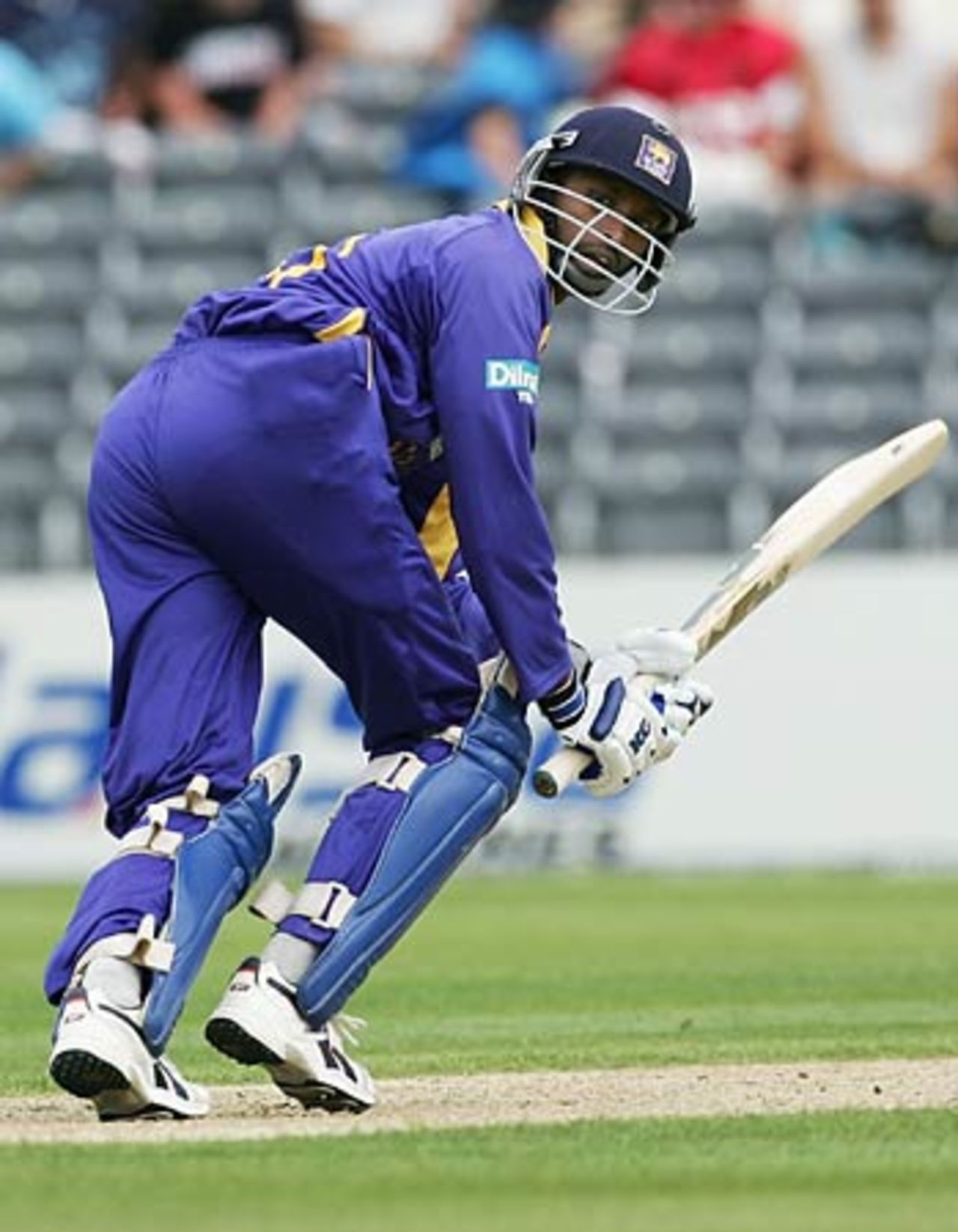 Russel Arnold flicks one to fine leg, New Zealand v Sri Lanka, 2nd ODI, Christchurch, January 3, 2006