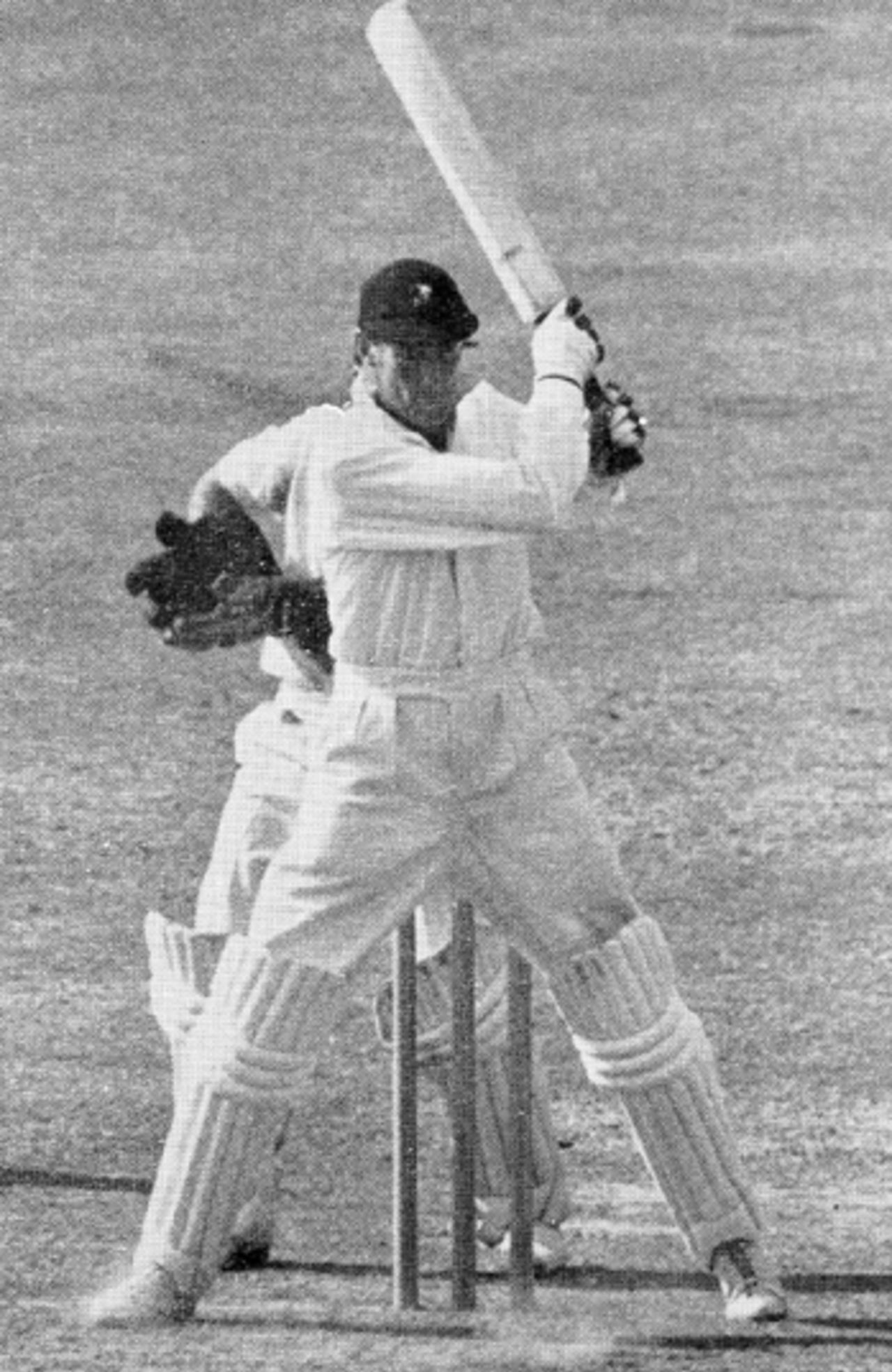 Alan Melville on his way to a hundred, England v South Africa, Trent Bridge, June 8, 1947