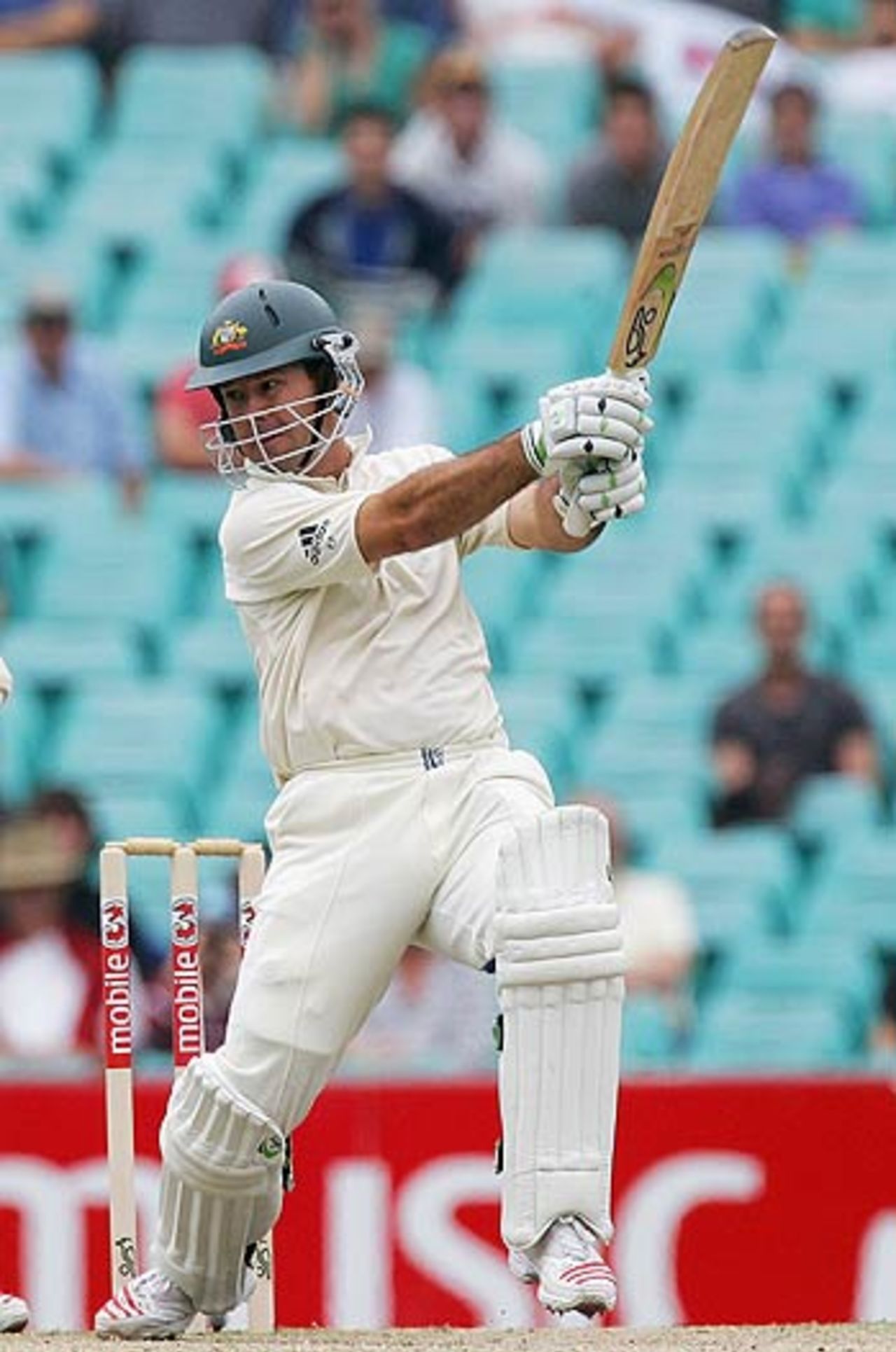Ricky Ponting flays it through cover, Australia v South Africa, 3rd Test, Sydney, 3rd day, January 4, 2006