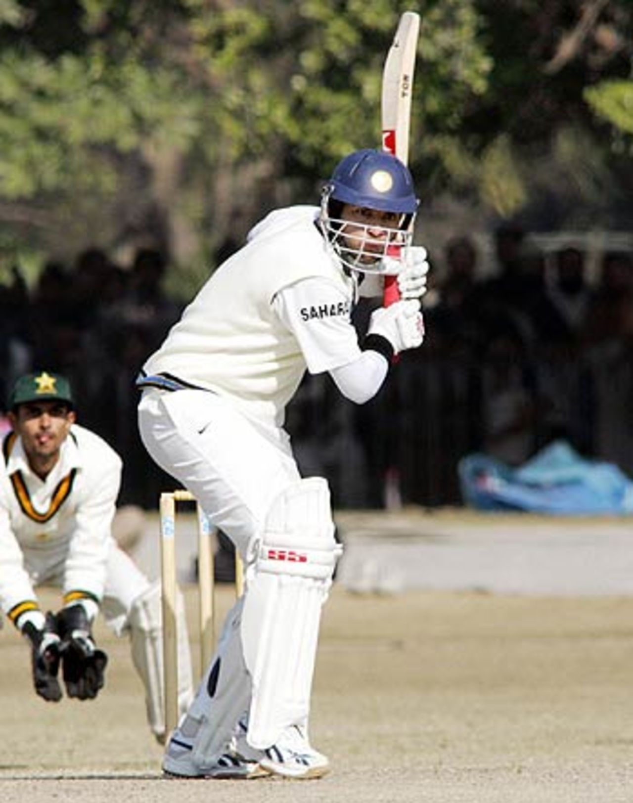 Yuvraj Singh during his 59 on day two against Pakistan A, Pakistan A v Indians, Tour match, 2nd day, January 8, 2005