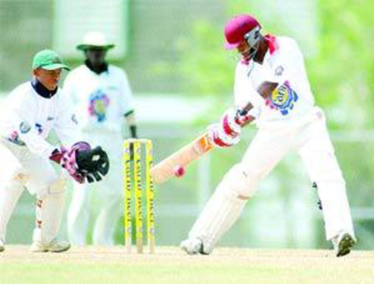 Denesh Ramdin on his way to 125 not out, Trinidad & Tobago v Jamaica, Carib Beer Cup, Sir Frank Worrell Memorial Ground, St Augustine, Trinidad, January 7, 2006