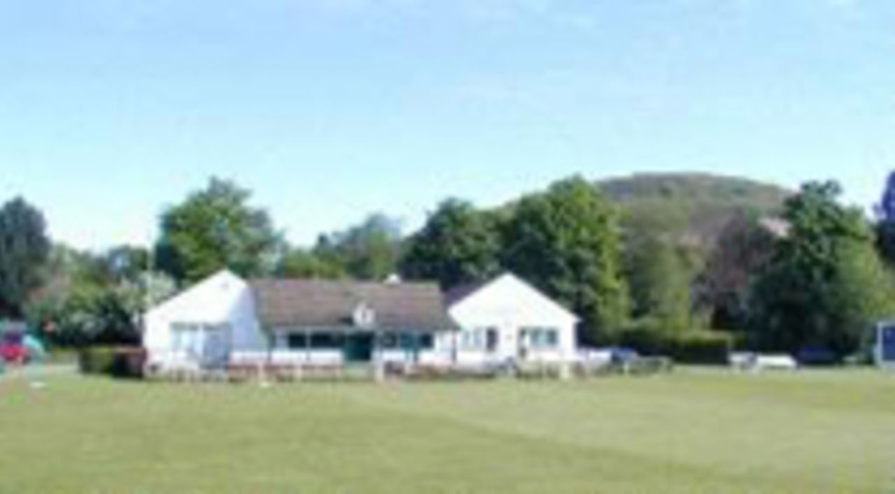 A general view of the pavilion at Abergavenny 