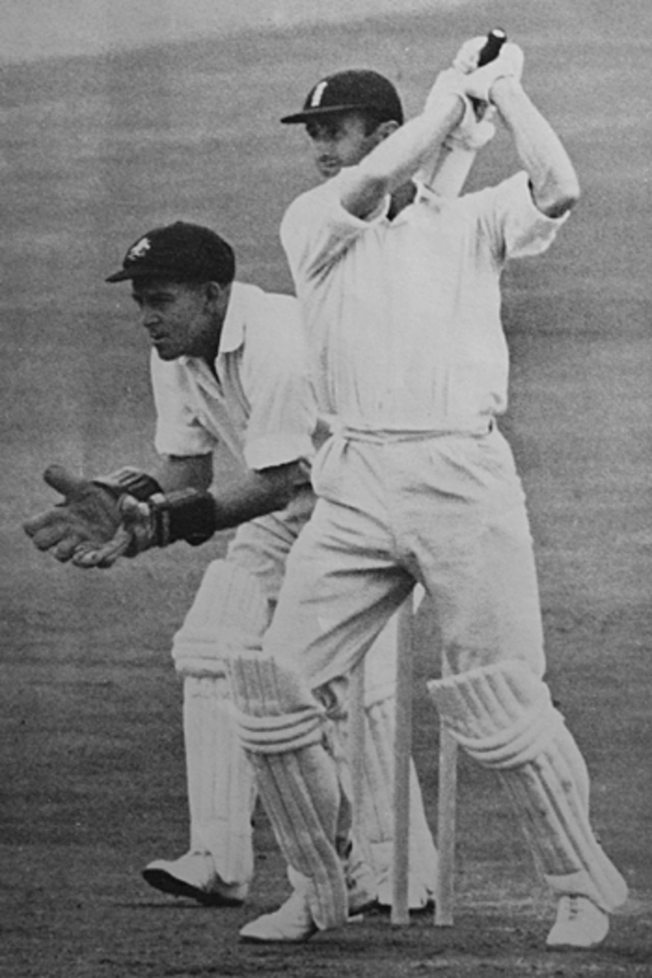 Ted Dexter batting against Australia in 1964