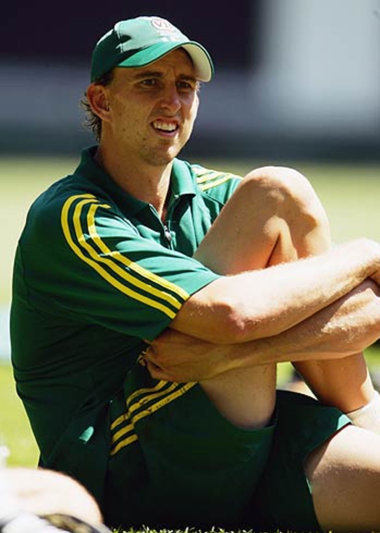 Starry-eyed surprise: Brett Dorey takes it all in, Telstra Dome, Melbourne, January 12, 2006