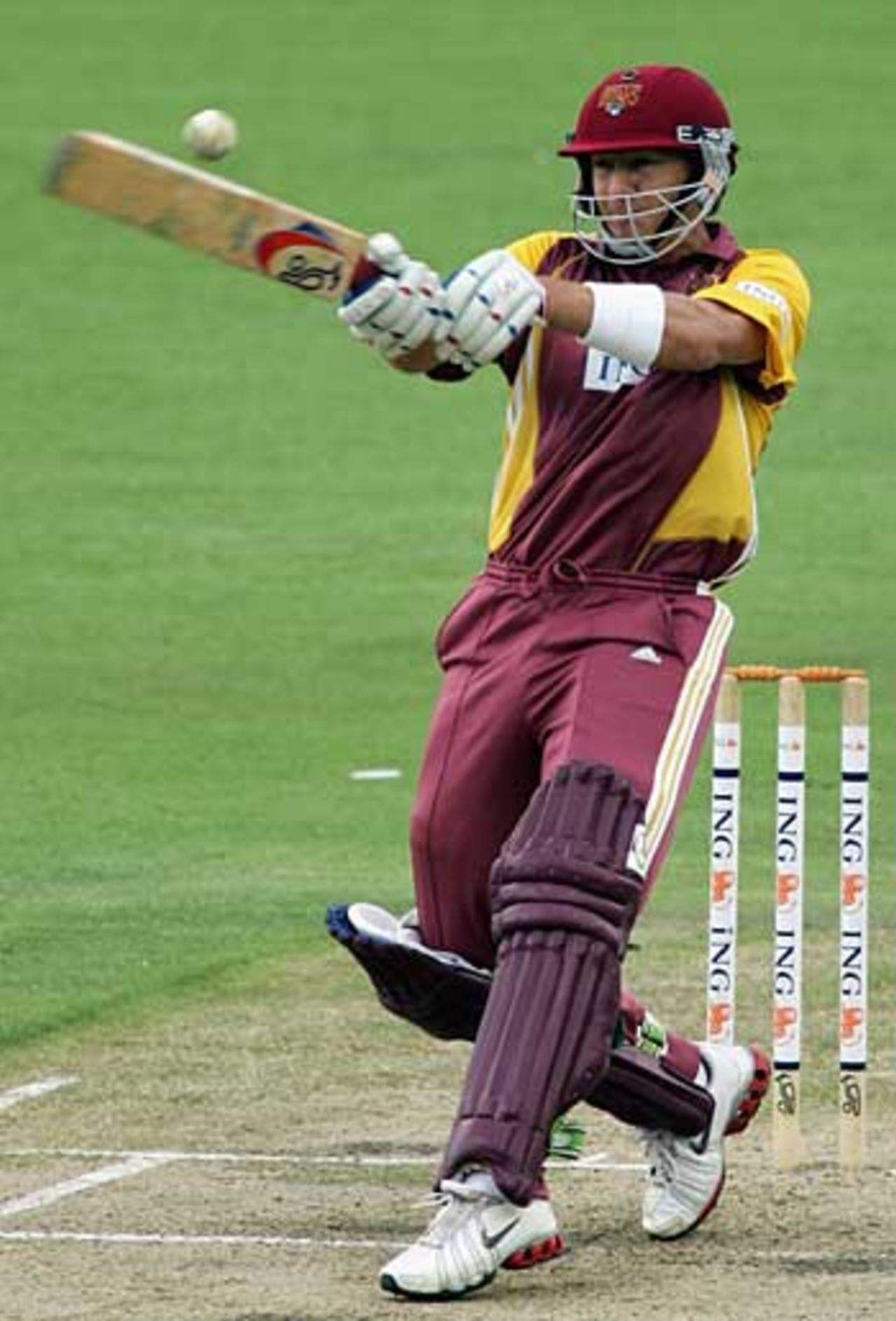 Andy Bichel boosted Queensland with 67 off 66 balls as they recovered from 5 for 109 to post 197, Western Australia v Queensland, ING Cup, Perth, January 13, 2006