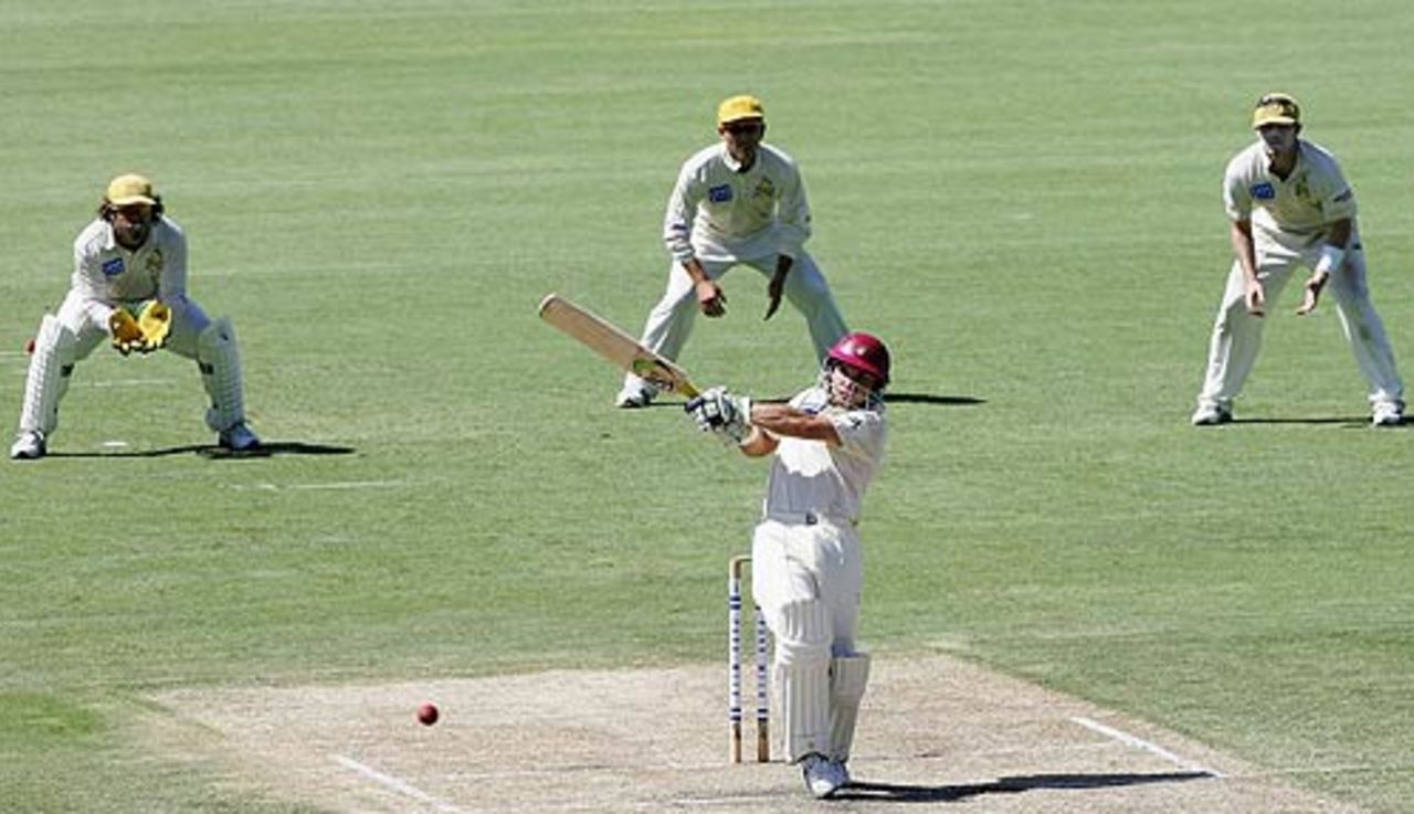 Christ Hartley of Queensland in action, Western Australia v Queensland, Perth, January 16, 2006