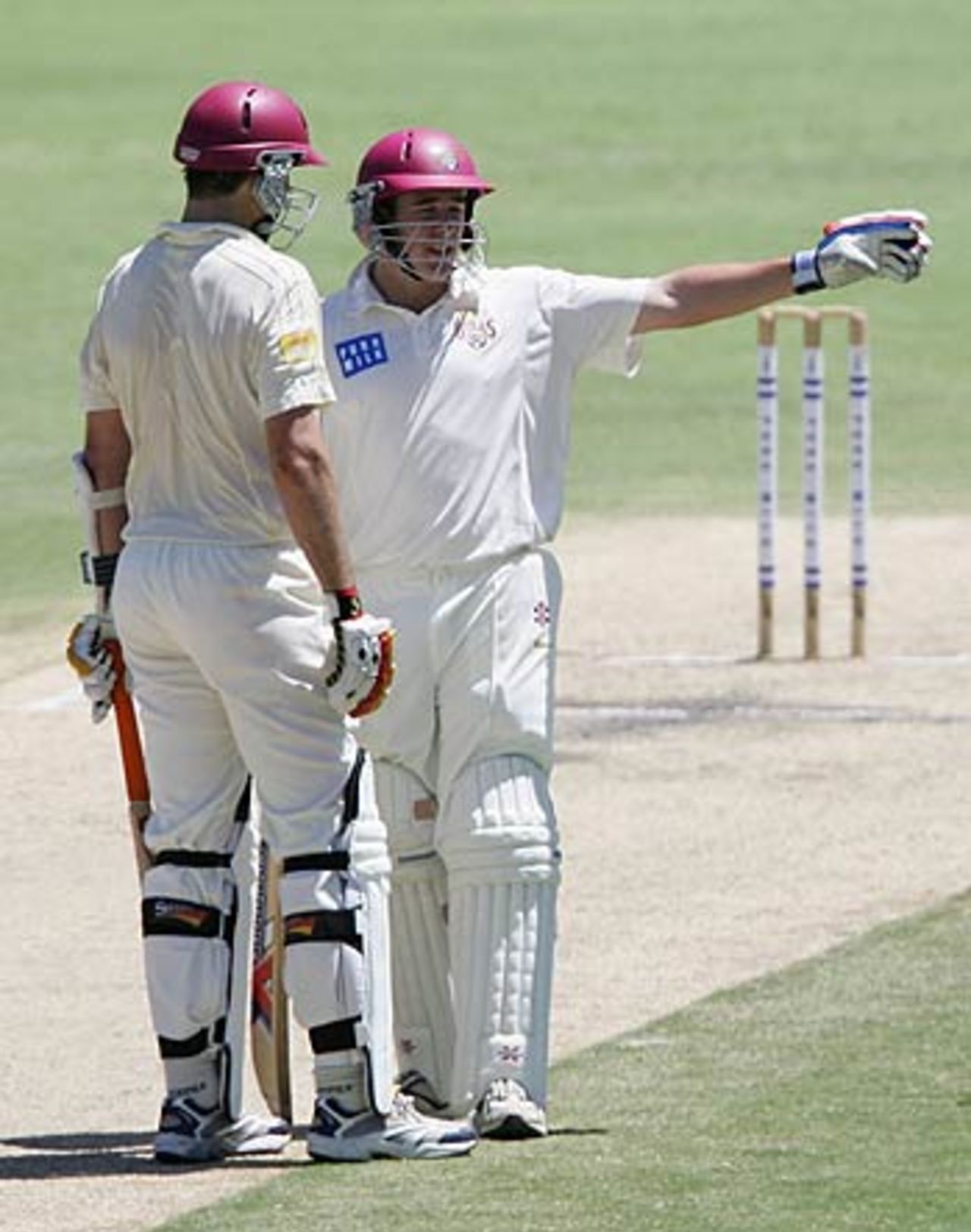 Michael Kasprowicz and Daniel Doran put on 73 for the last wicket, Western Australia v Queensland, Perth, January 17, 2006