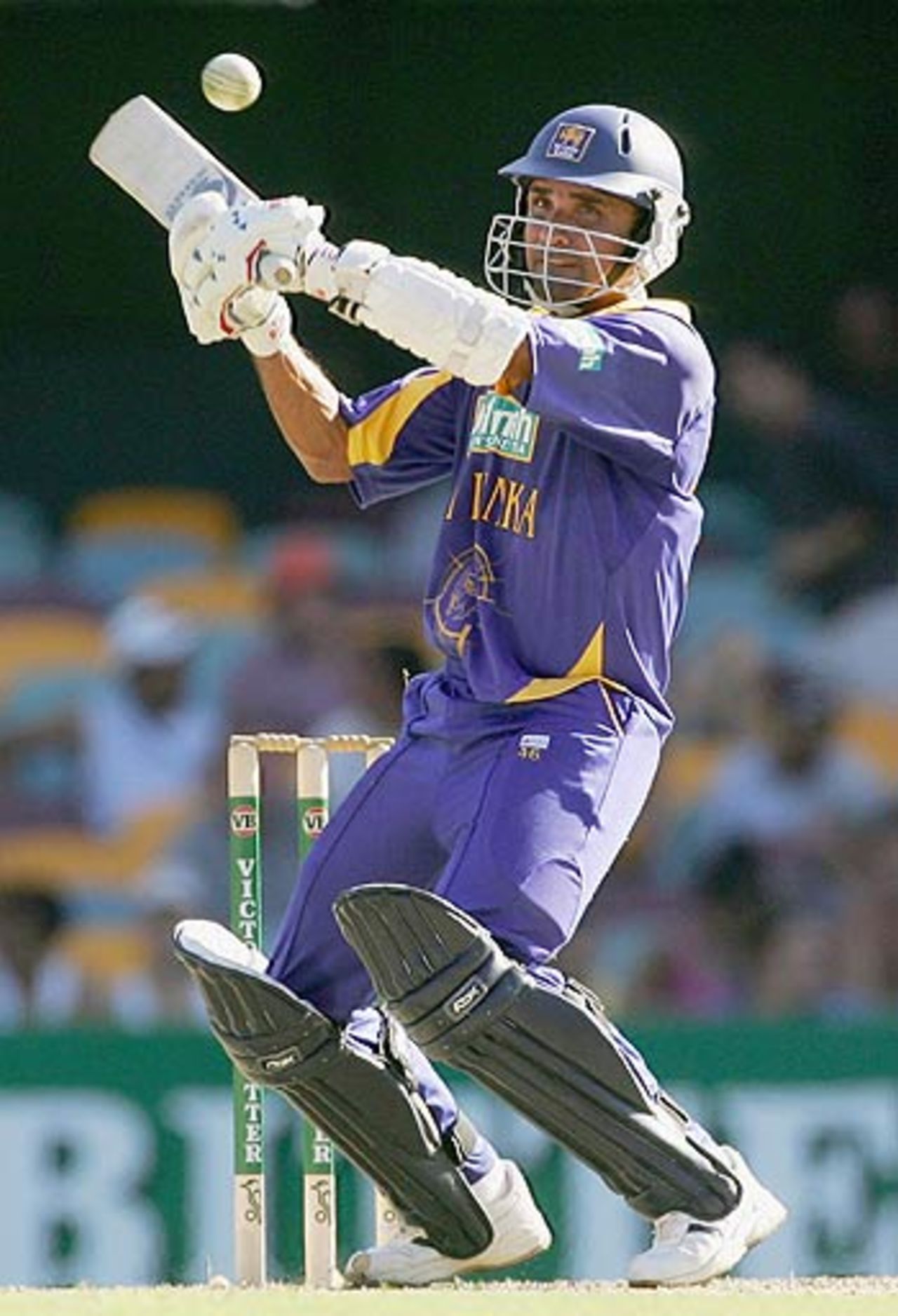 Marvan Atapattu in action for Sri Lanka, South Africa v Sri Lanka, VB Series, Brisbane, January 17, 2006