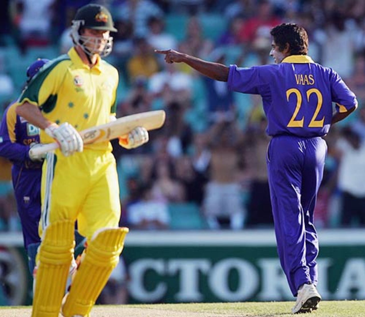Damien Martyn fell cheaply once again, Australia v Sri Lanka, VB Series, Sydney, January 22, 2006