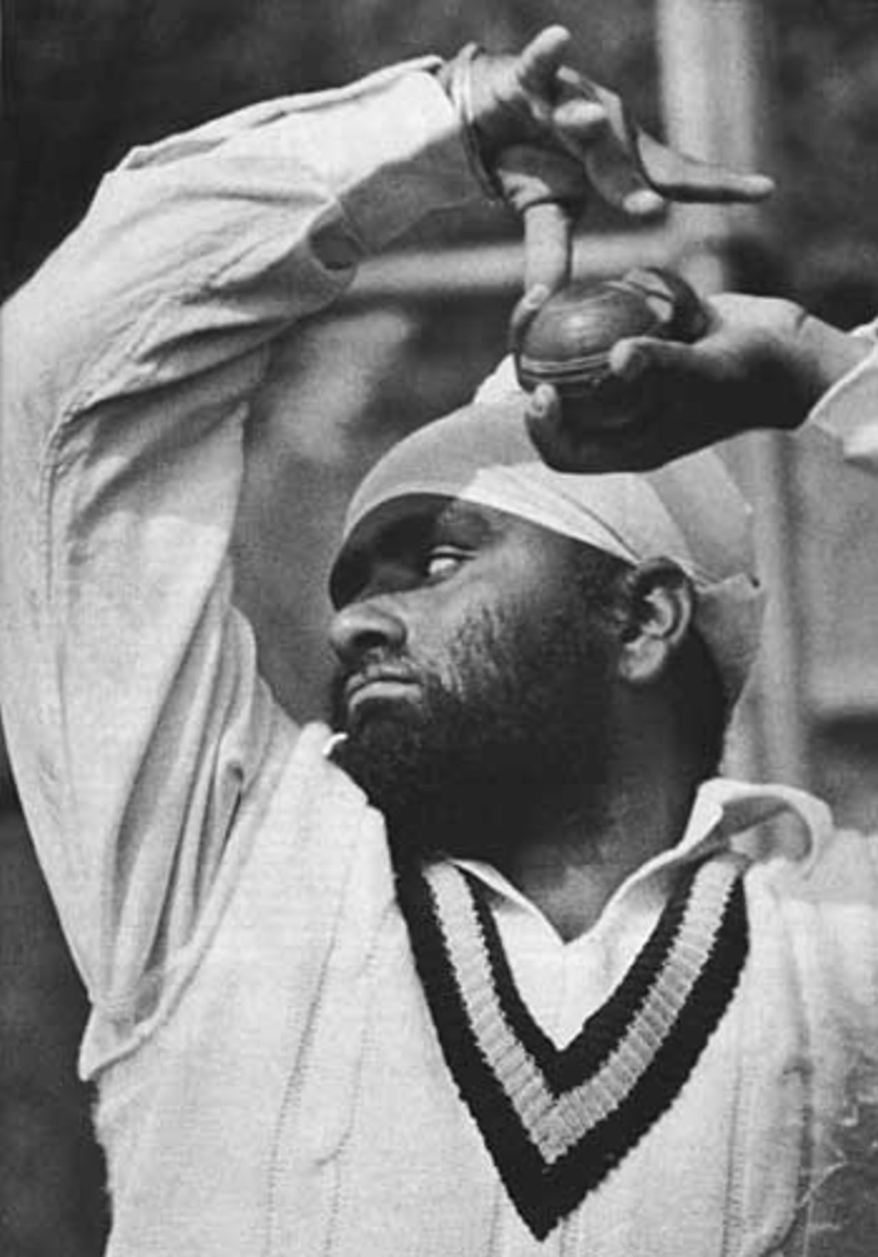 Bishen Bedi photographed by Ken Kelly in 1974