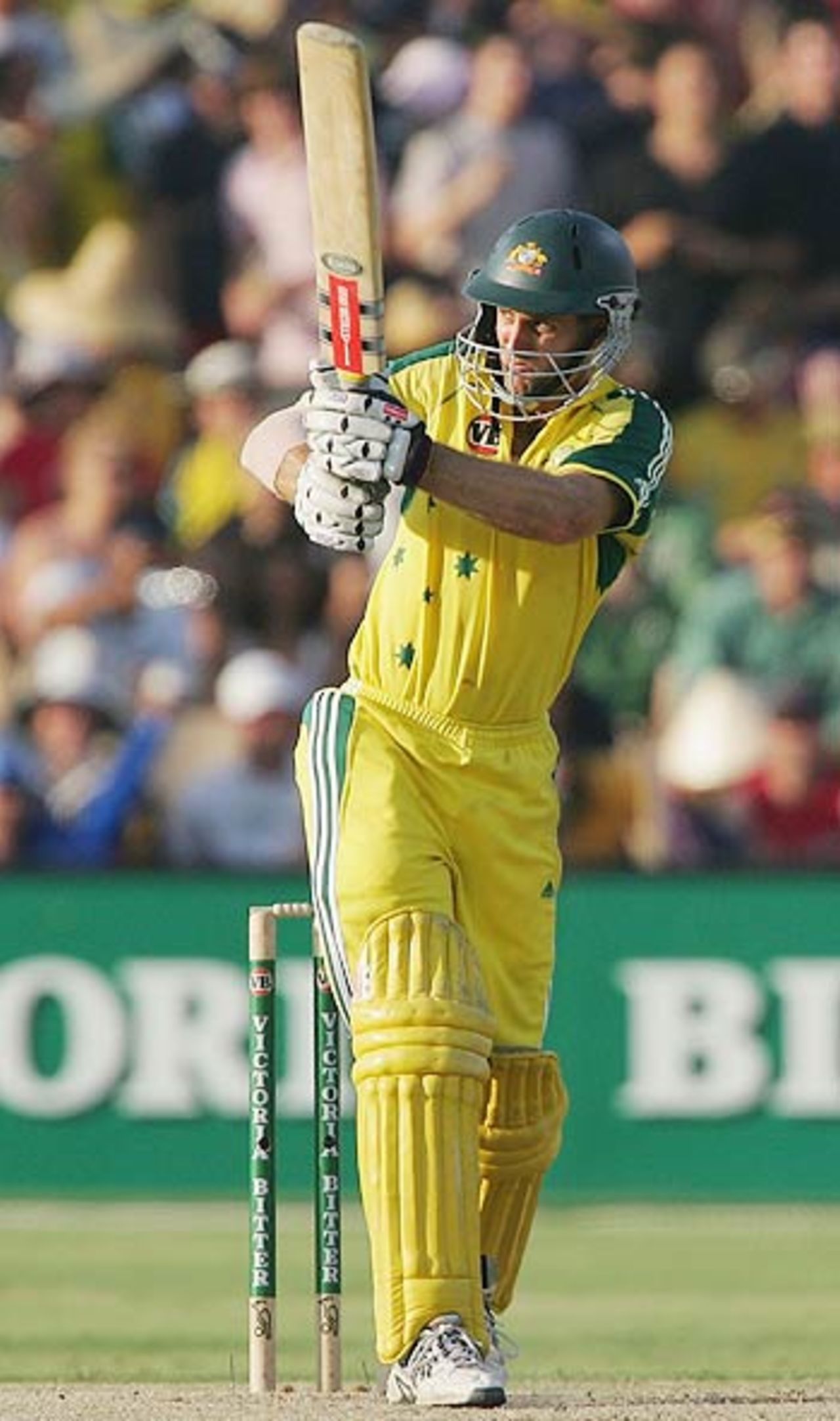 Simon Katich held up one end with a fighting fifty, Australia v Sri Lanka, 7th match, VB Series, Adelaide, January 26, 2006