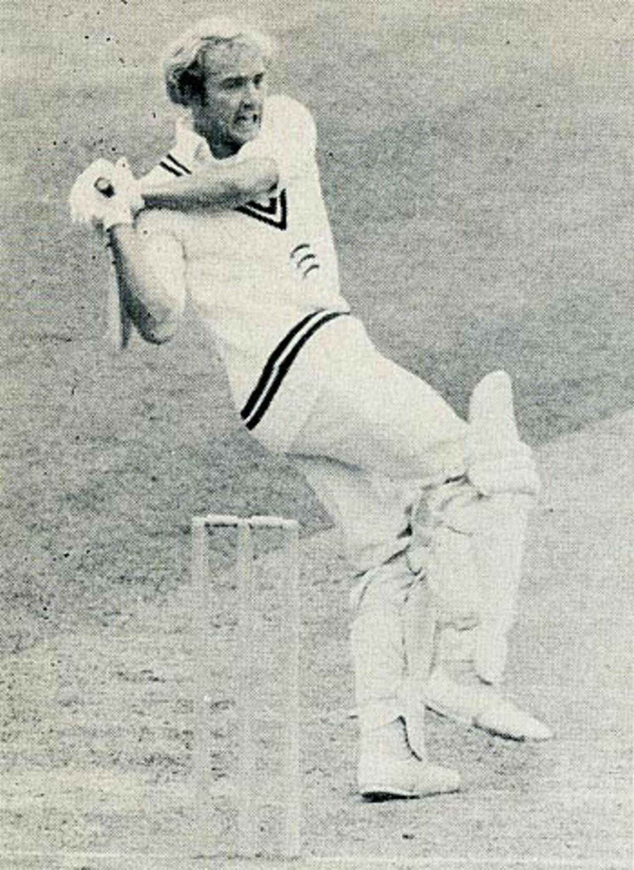 Graham Barlow on the attack in 1976