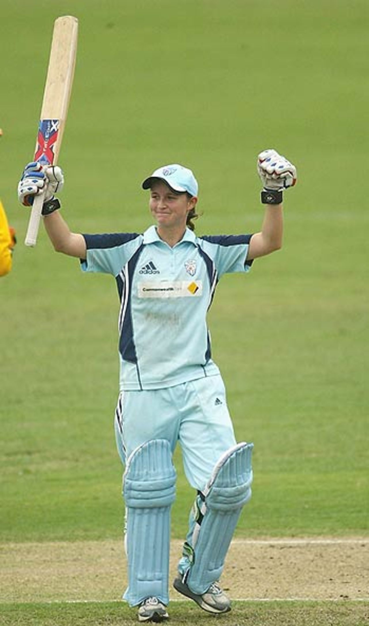 Leah Poulton scored an unbeaten 70 to lead New South Wales to victory over Queensland, New South Wales Women v Queensland Women, 1st Final, North Sydney Oval, February 3 2006 
