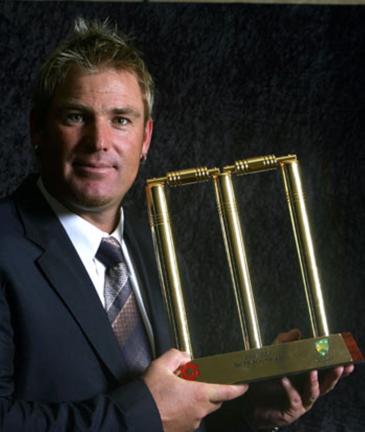 Shane Warne, the Test Player of the Year, Melbourne, February 6, 2006