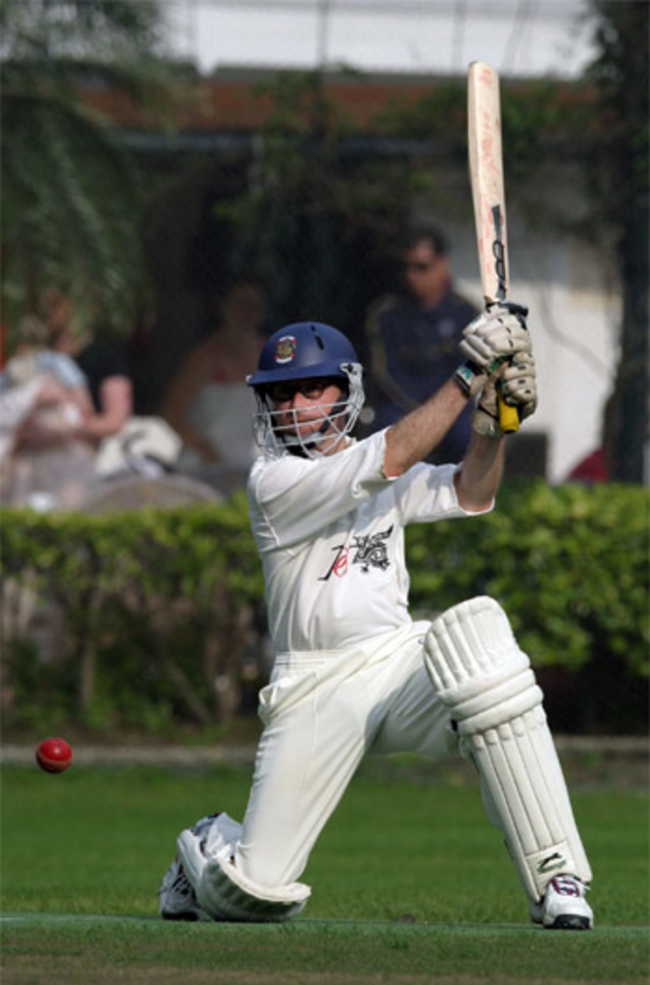 Tim Smart batting for Hong Kong at HKCC