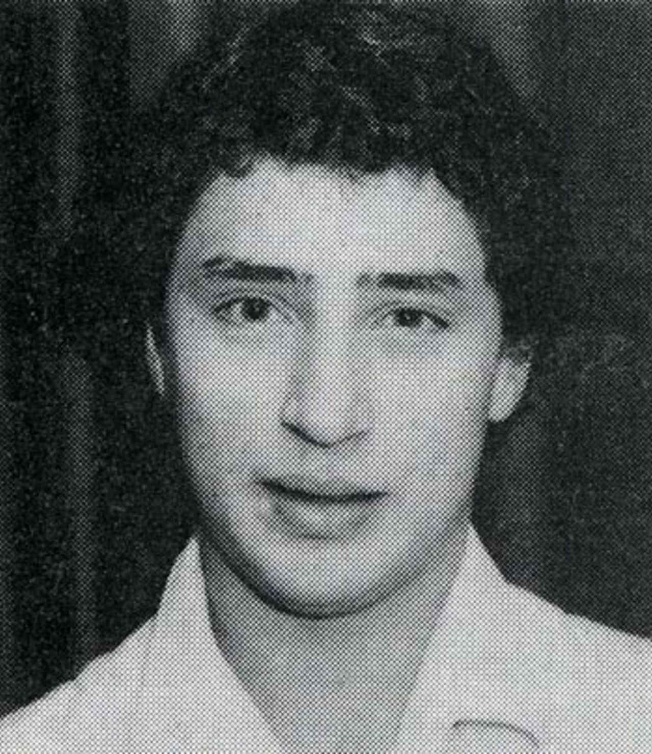 A 17-year-old Nasser Hussain pictured in <I>The Cricketer</I> in 1984