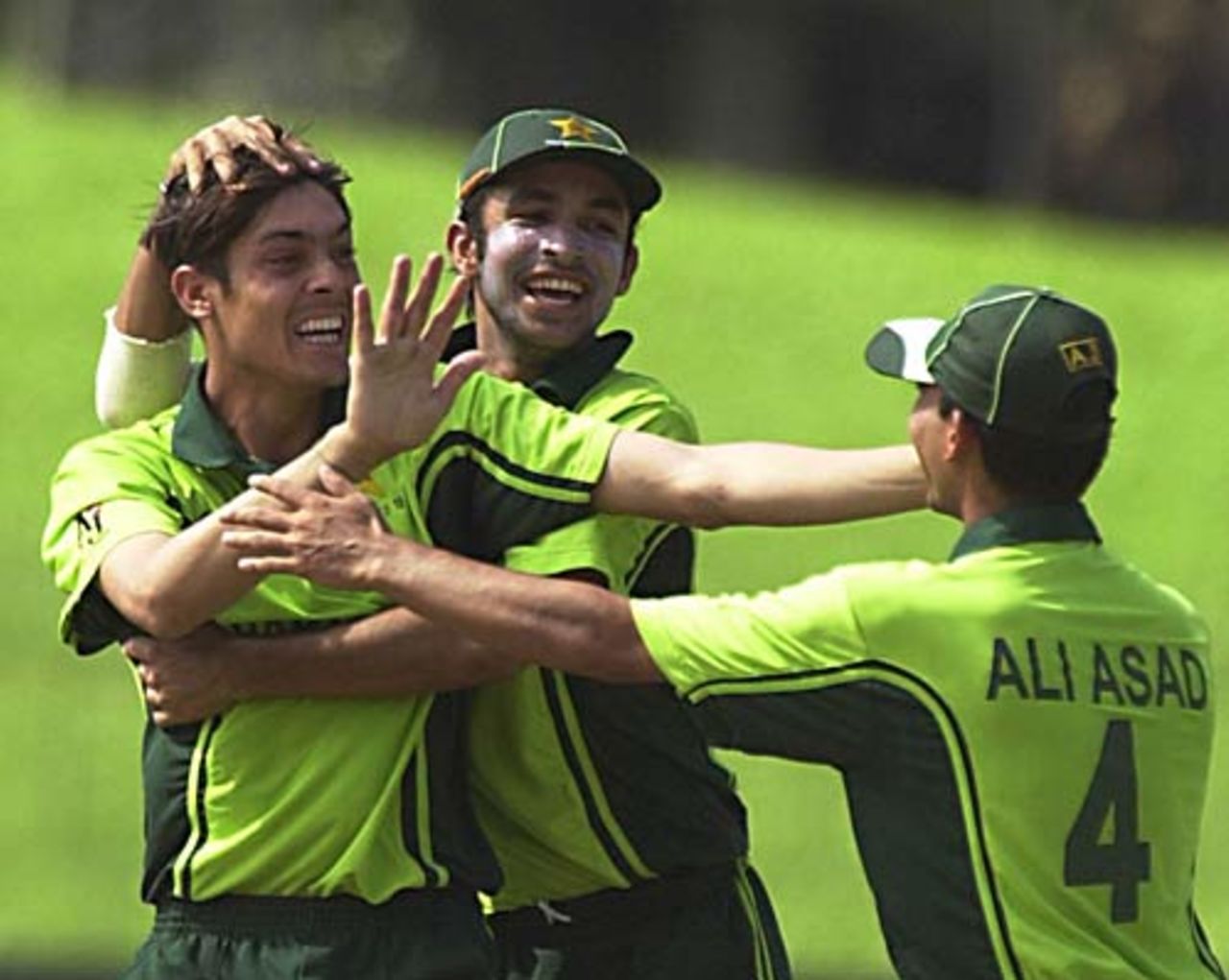 Anwar Ali celebrates a wicket during his 5 for 34, New Zealand v Pakistan, U-19 World Cup, Colombo, February 10, 2006