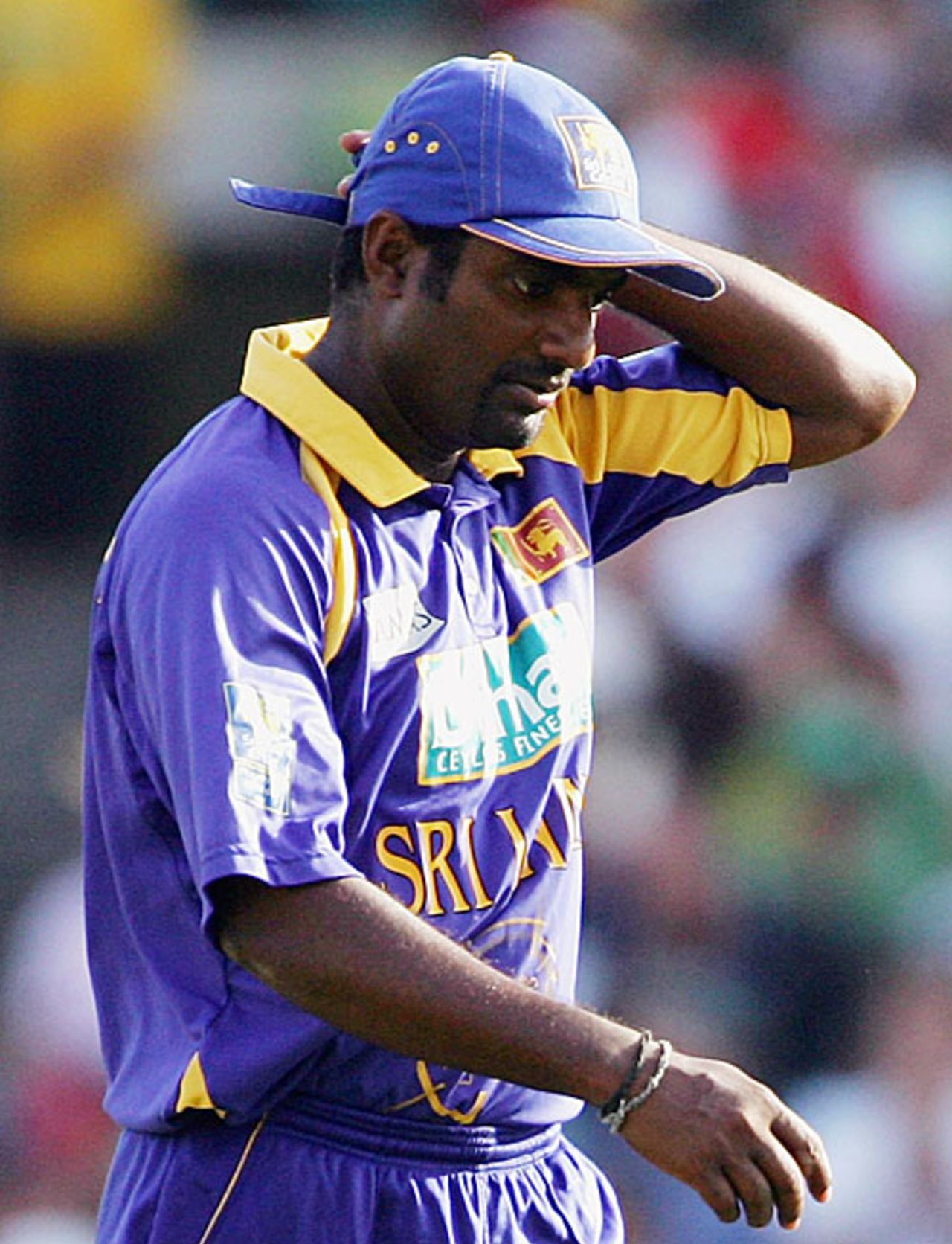 Muttiah Muralitharan conceded a world-record 99 runs from his ten overs, Australia v Sri Lanka, VB Series, 2nd Final, Sydney, February 12, 2006