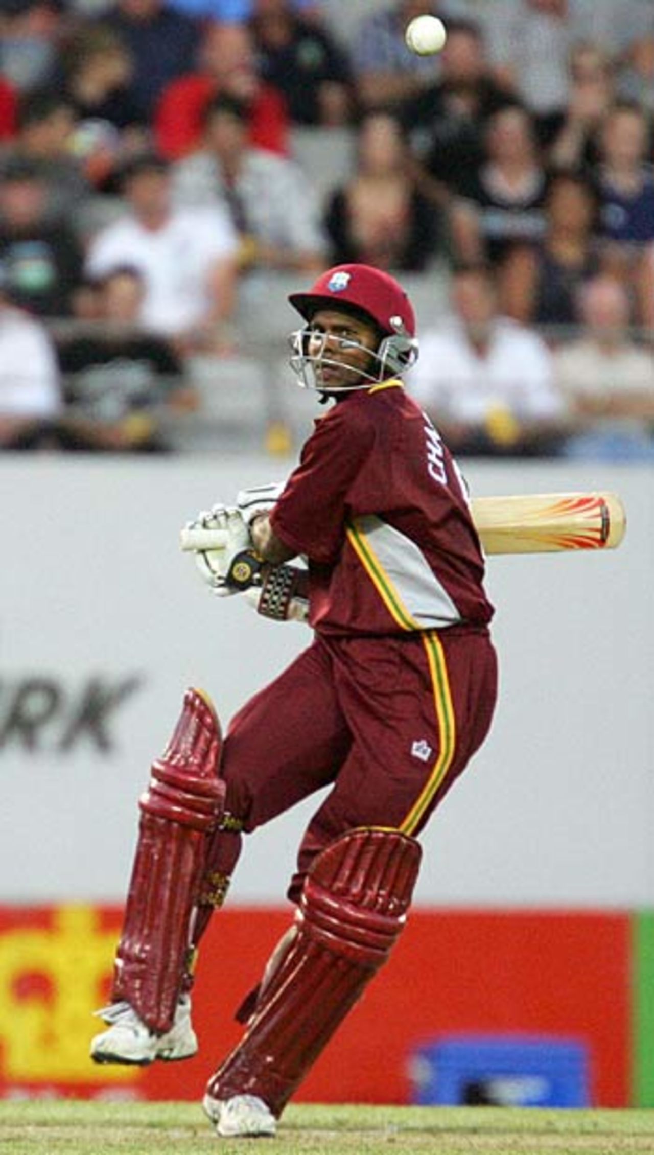 Shivnarine Chanderpaul fails to connect, New Zealand v West Indies, Twenty20, Auckland, February 16, 2006