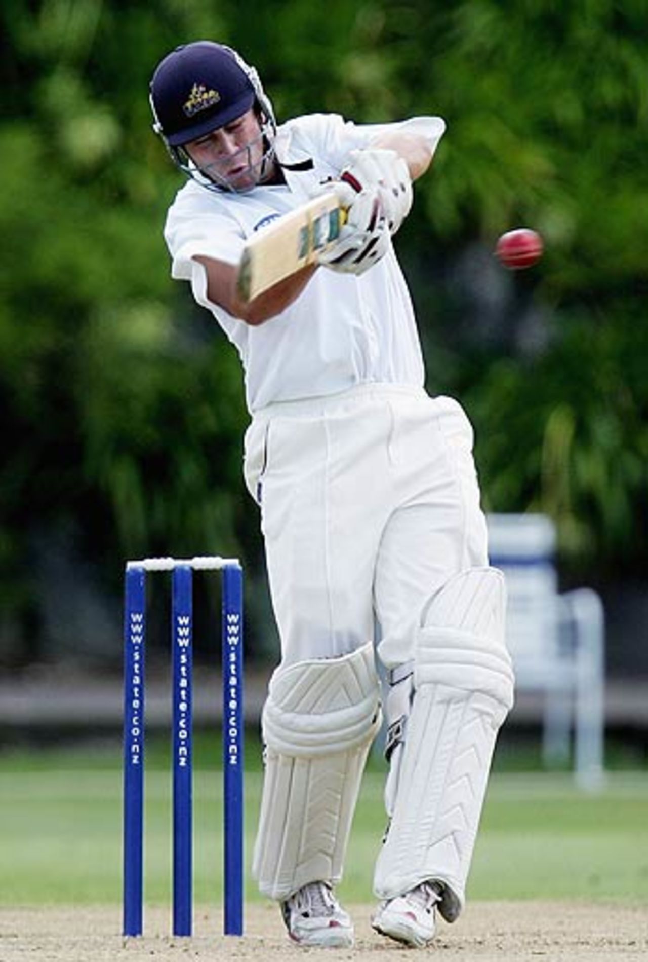 Jonathan Trott continued his good form scoring 120,  Auckland v Otago, State Championship, Eden Park, February 21 2006