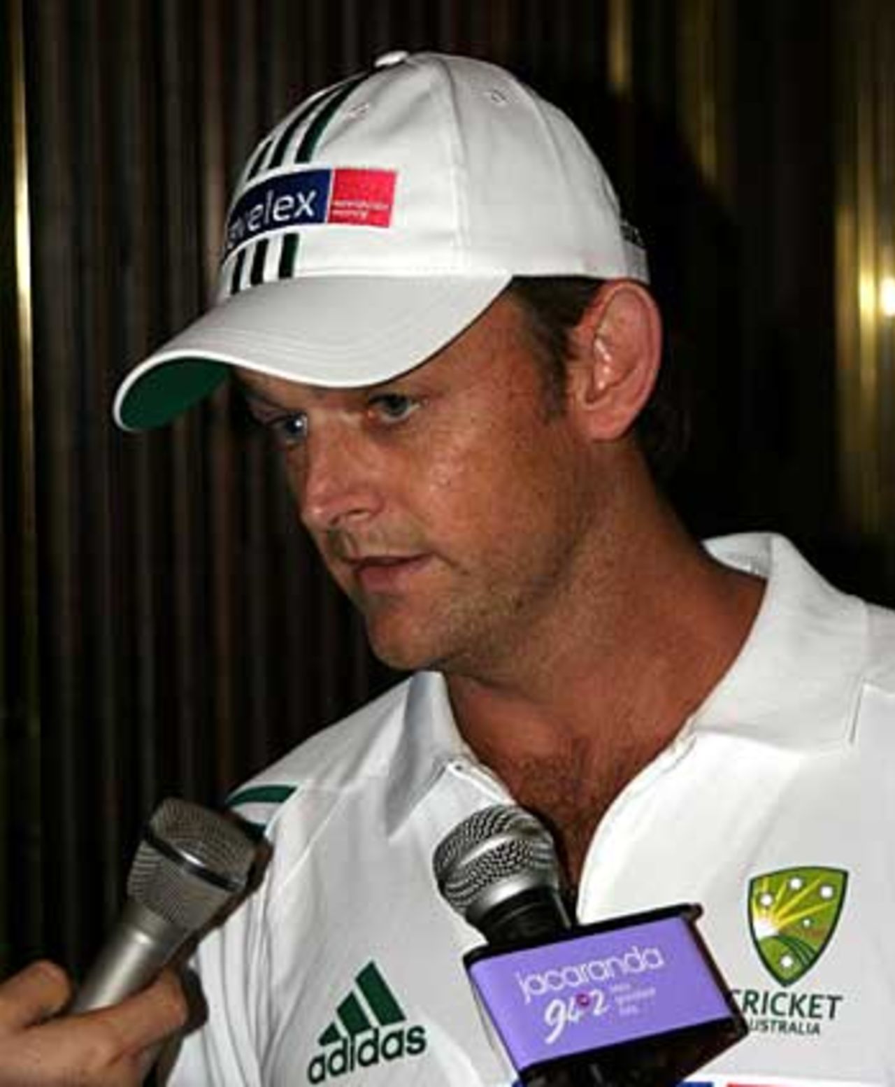 Adam Gilchrist arrives in South Africa for Australia's tour, Australia in South Africa, Johannesburg, February 21, 2006