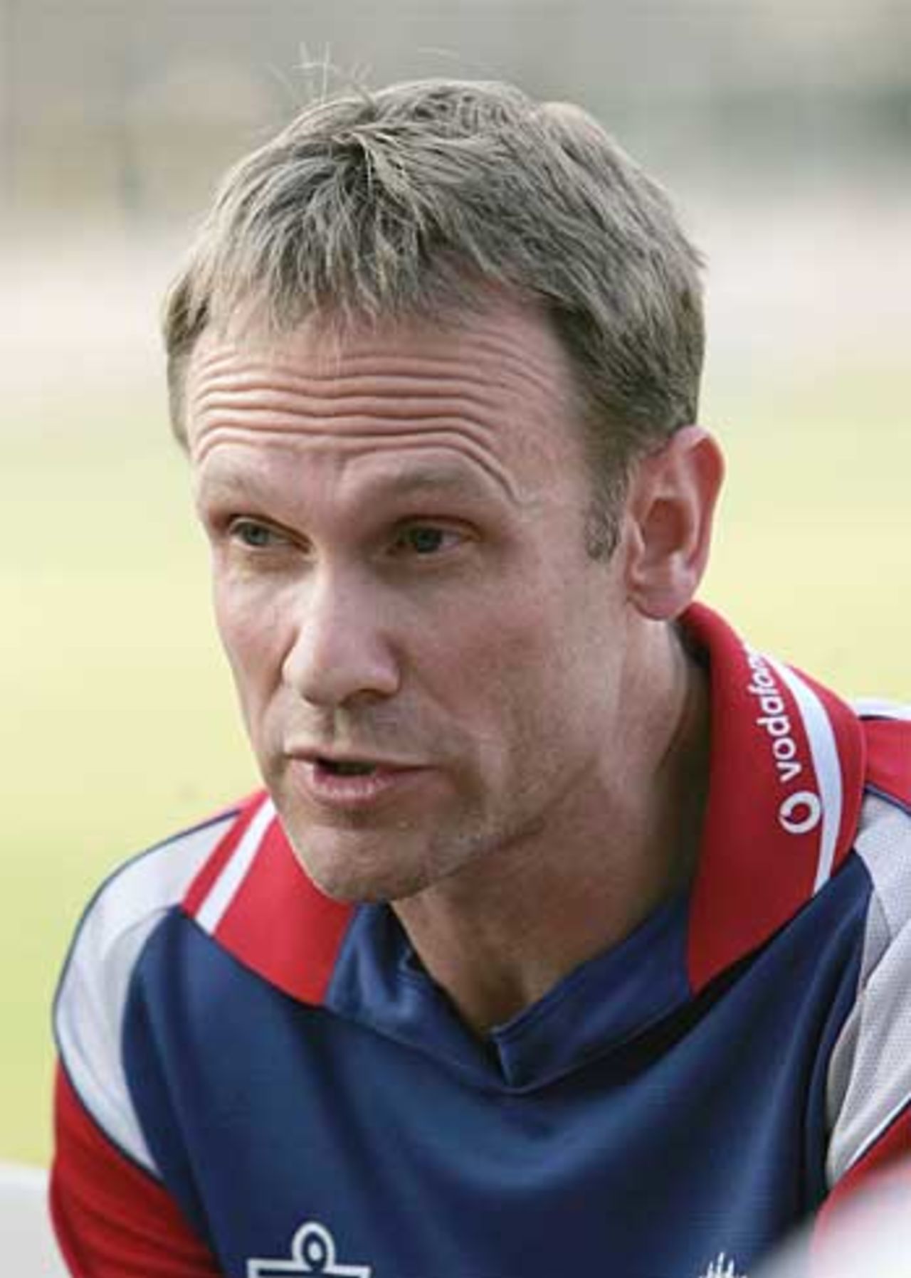 England's chief medical officer, Dr Peter Gregory, Indian Board President's XI v England XI, Tour game, 1st day, Vadodara, February 23, 2006
