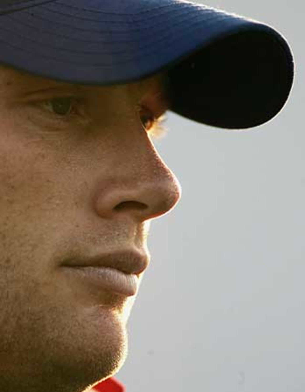 Andrew Flintoff reflects after his day's work, Indian Board President's XI v England XI, Tour game, Vadodara, 2nd day, February 24, 2006