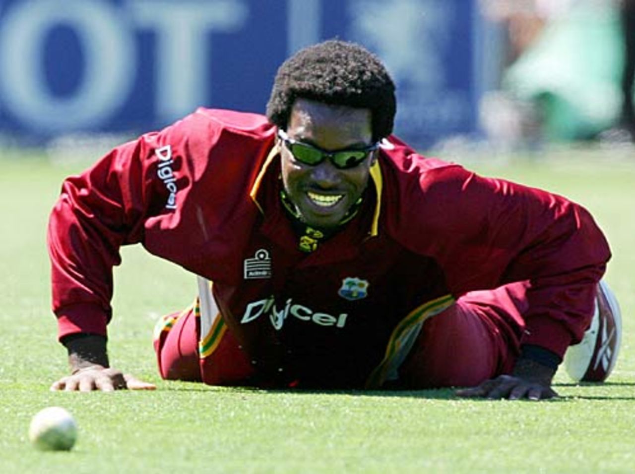 Chris Gayle: down and out , New Zealand v West Indies, 4th ODI, Napier, March 1 2006