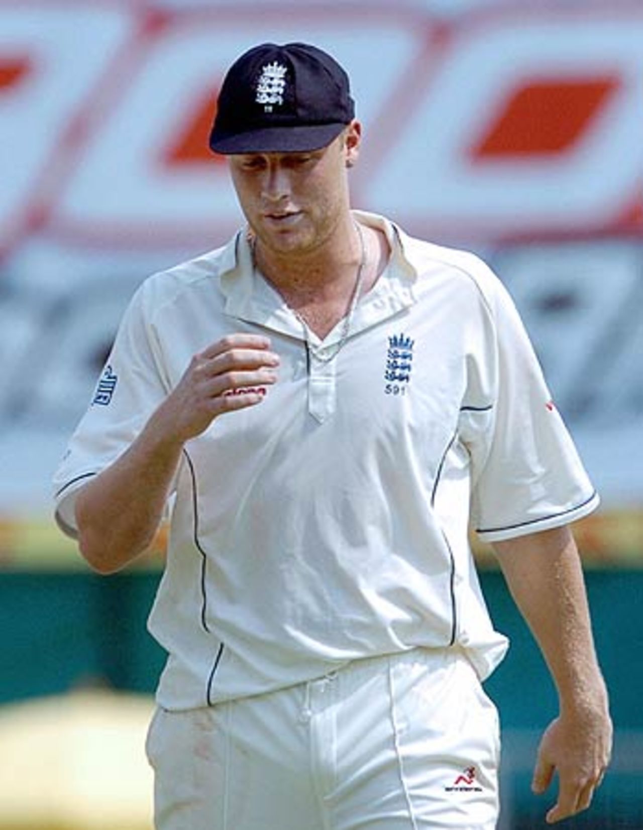 Andrew Flintoff captained well on day three, India v England, 1st Test, Nagpur, 3rd day, March 3 2006