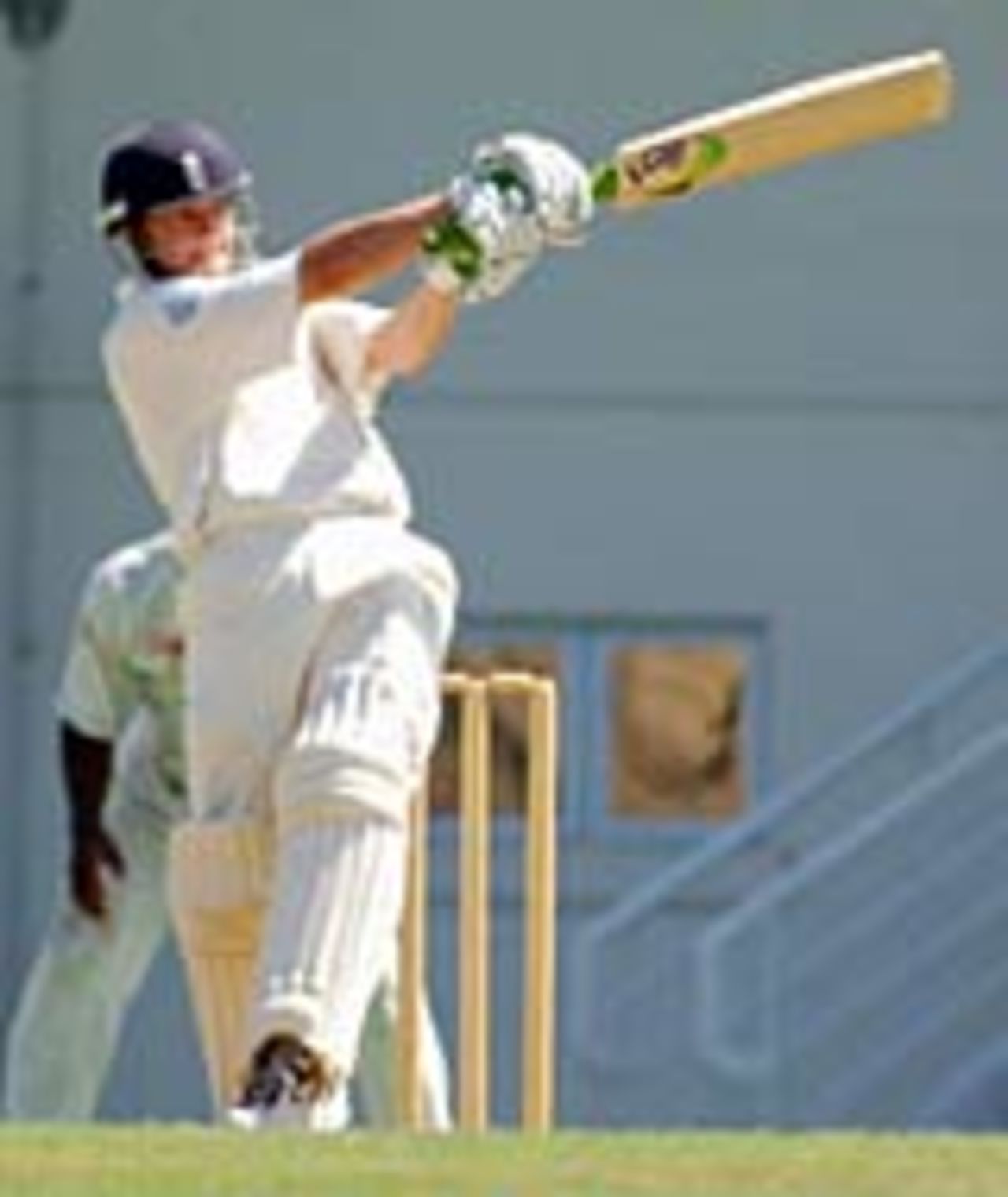 Chris Read hooks on his way to a hundred, West Indies A v England A, St Lucia, March 5, 2006
