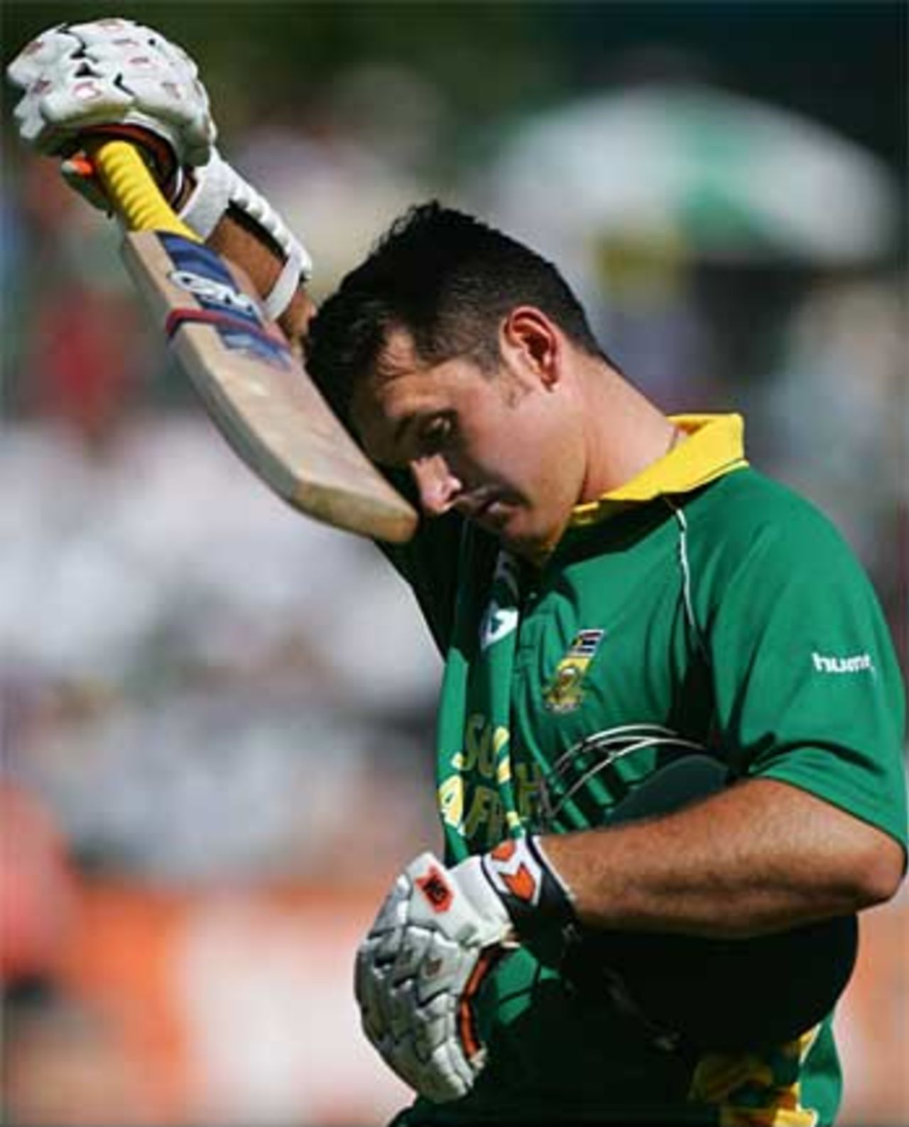 Graeme Smith fell cheaply for 1, South Africa v Australia, 4th ODI, Durban, 10 March, 2006