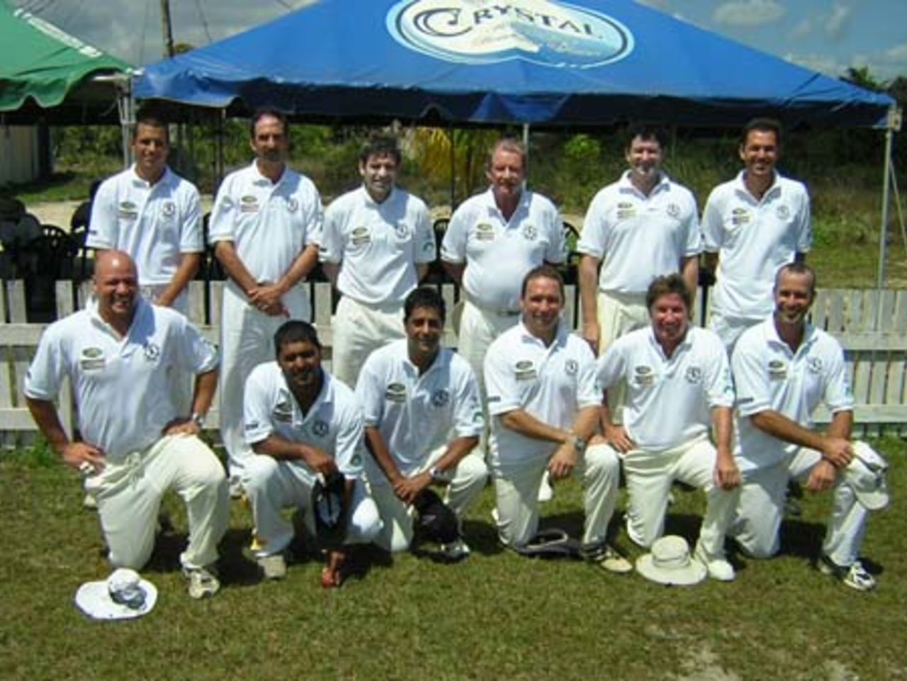 Costa Rican team at the 1st Central American Cricket Championships in Belize
