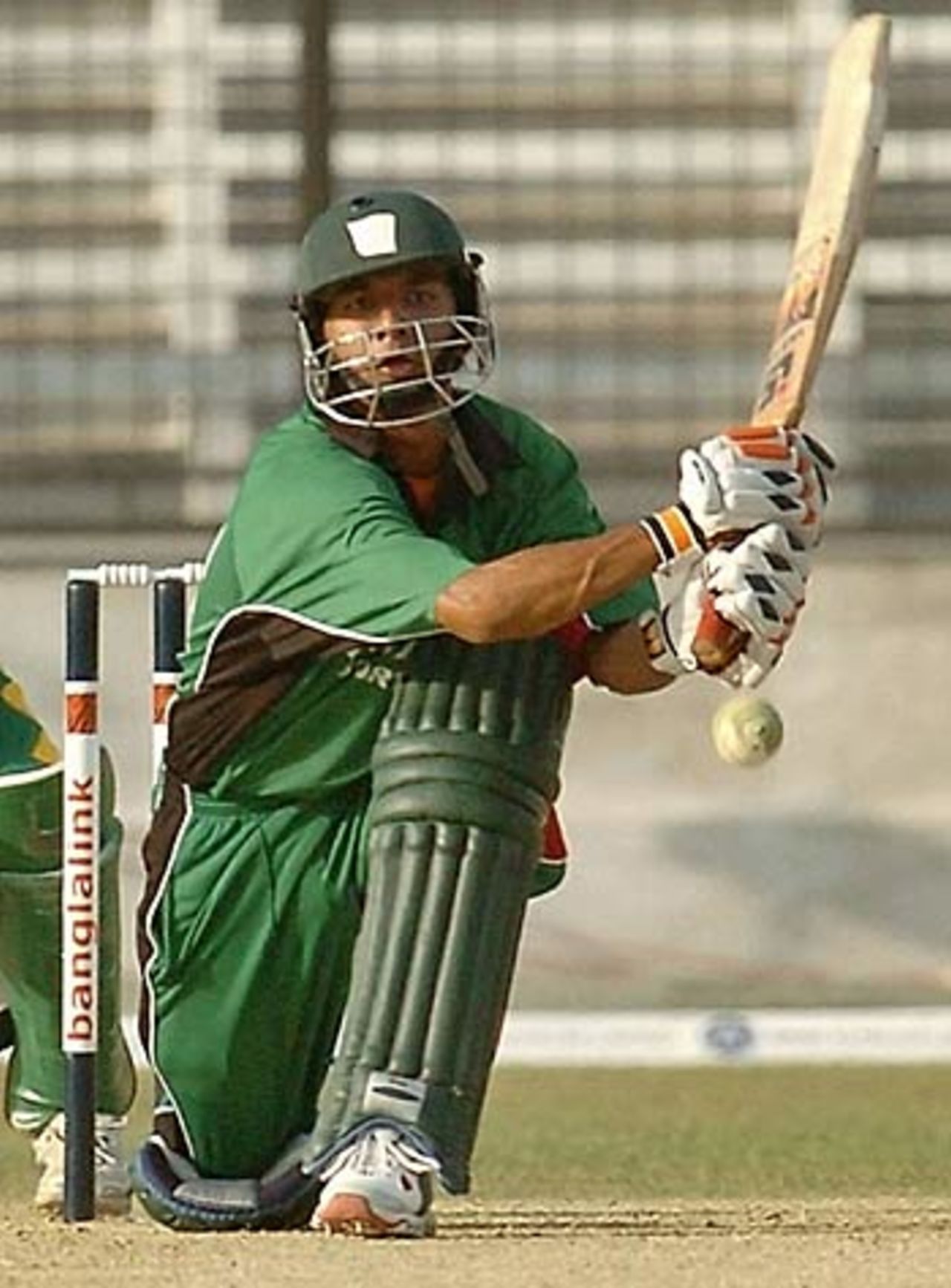 Tanmay Mishra on his way to a gutsy 47, Bangladesh v Kenya, 3rd ODI, Fattullah, March 23, 2006